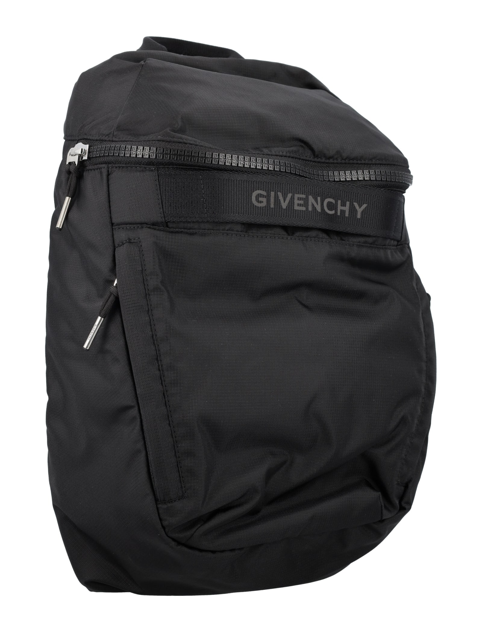 Shop Givenchy G-trek Backpack In Nylon In Black