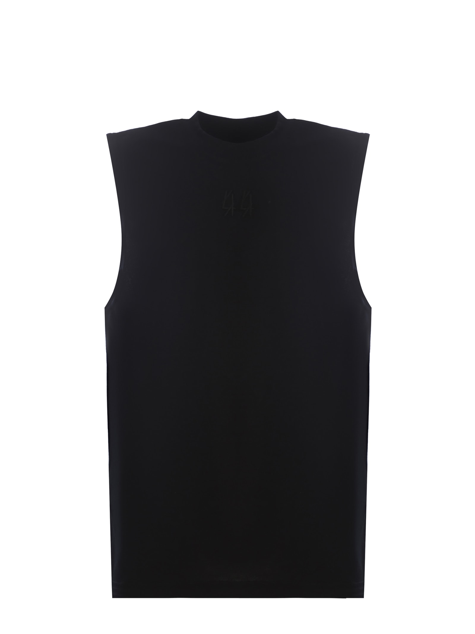 Shop 44 Label Group Tank Top 44label Group Made Of Cotton In Nero