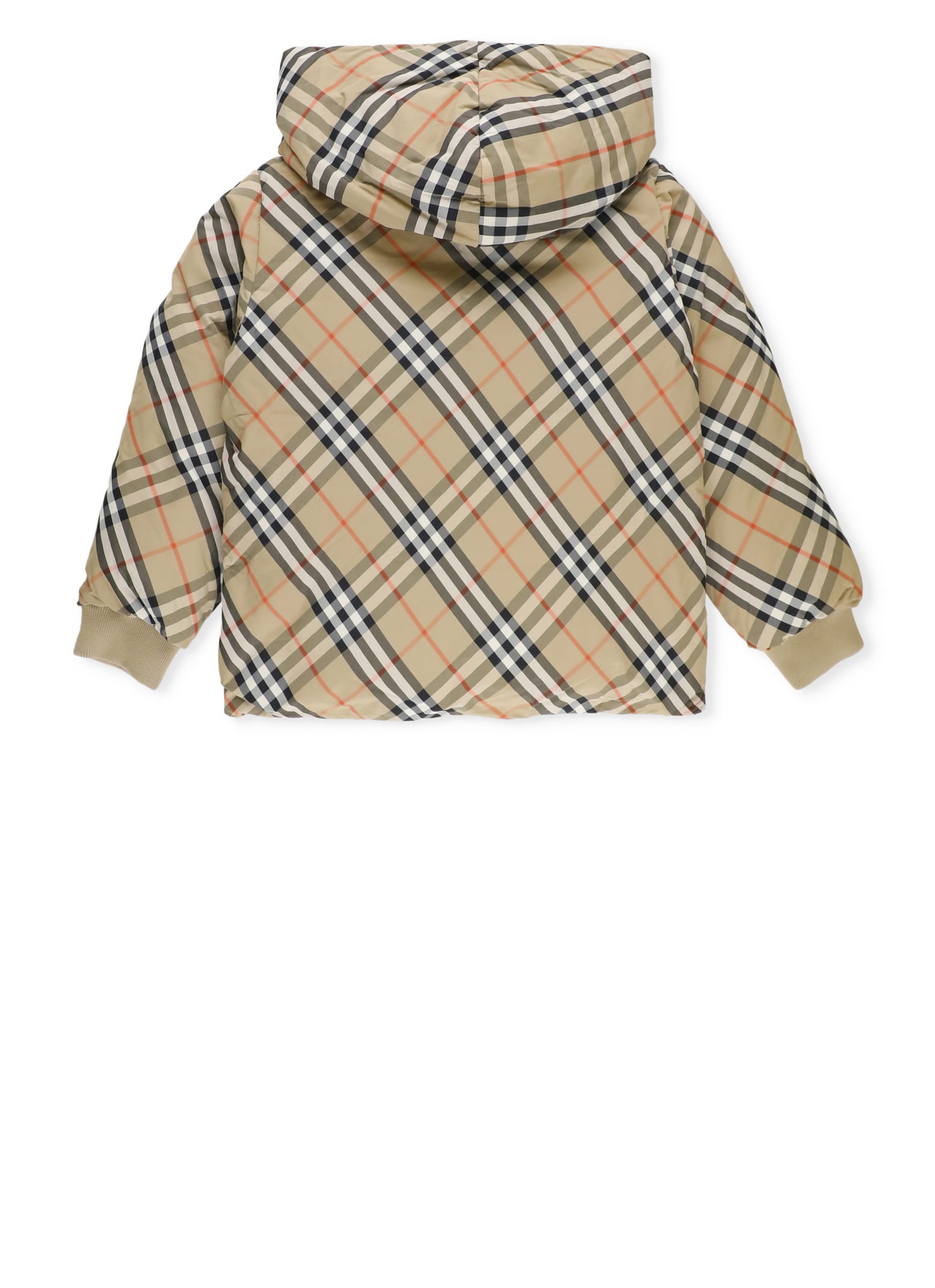 BURBERRY CHECK DOWN JACKET