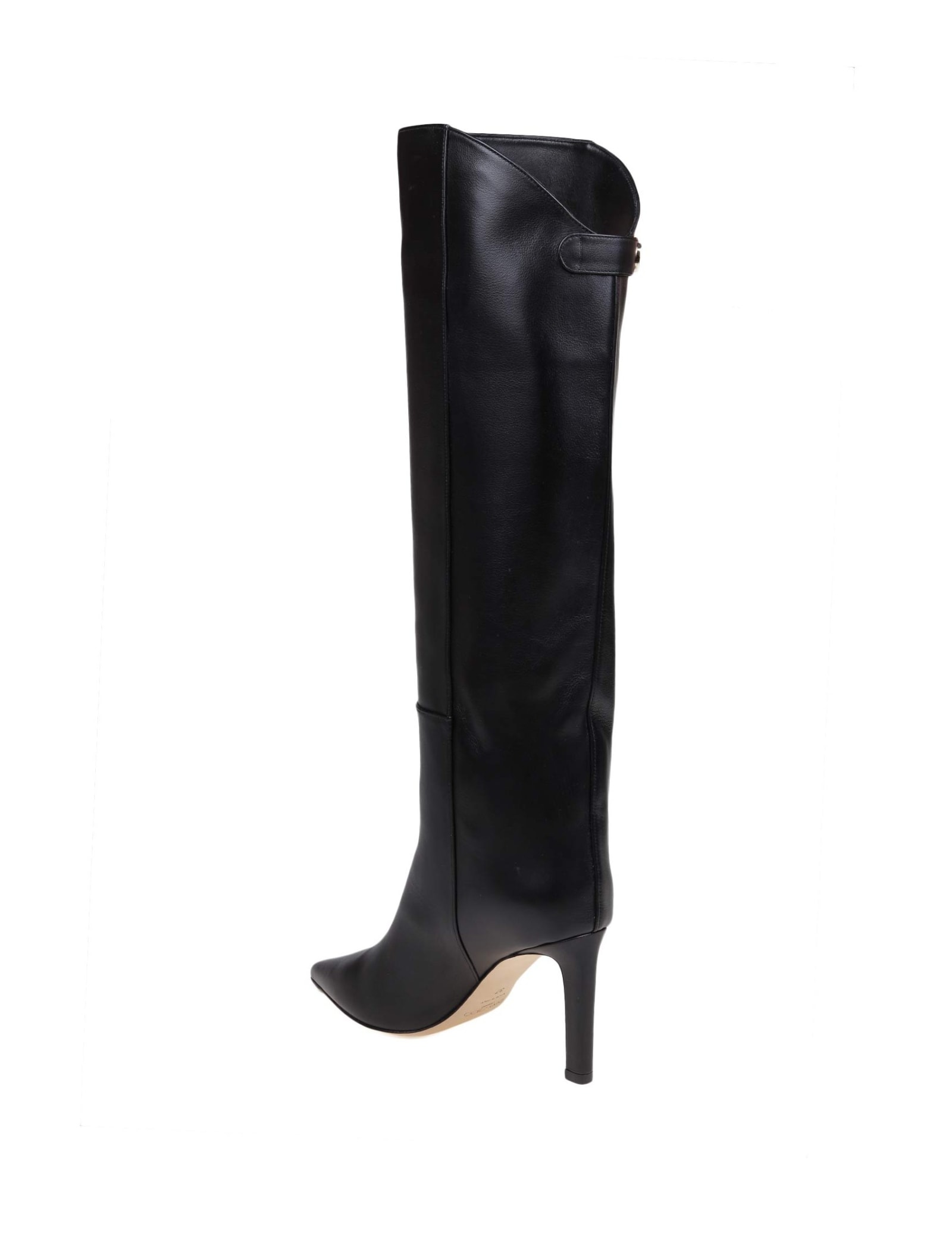 Shop Jimmy Choo Alizze Ks 85 Boot In Black Leather