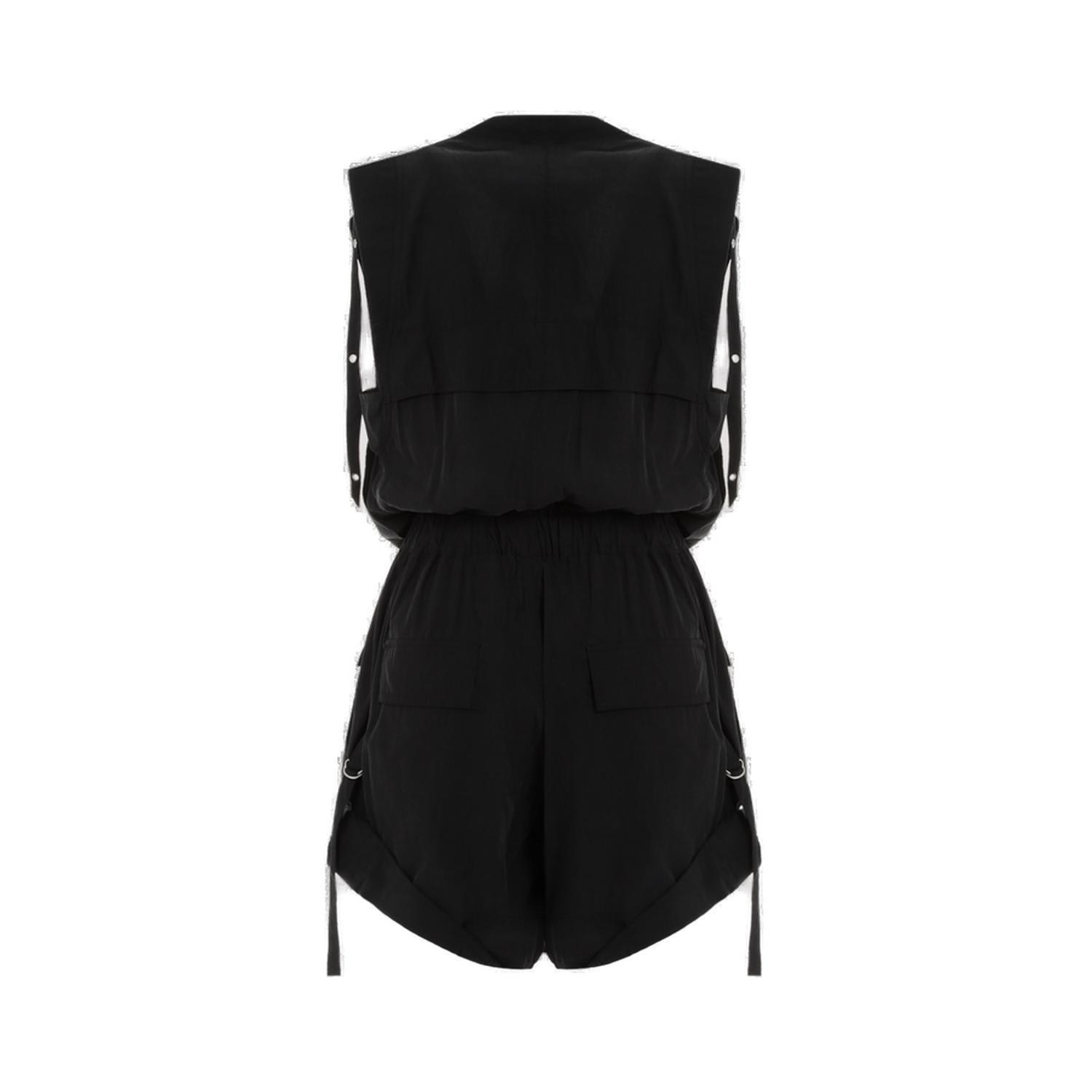 Shop Isabel Marant Hanelor Sleeveless Jumpsuit In Black