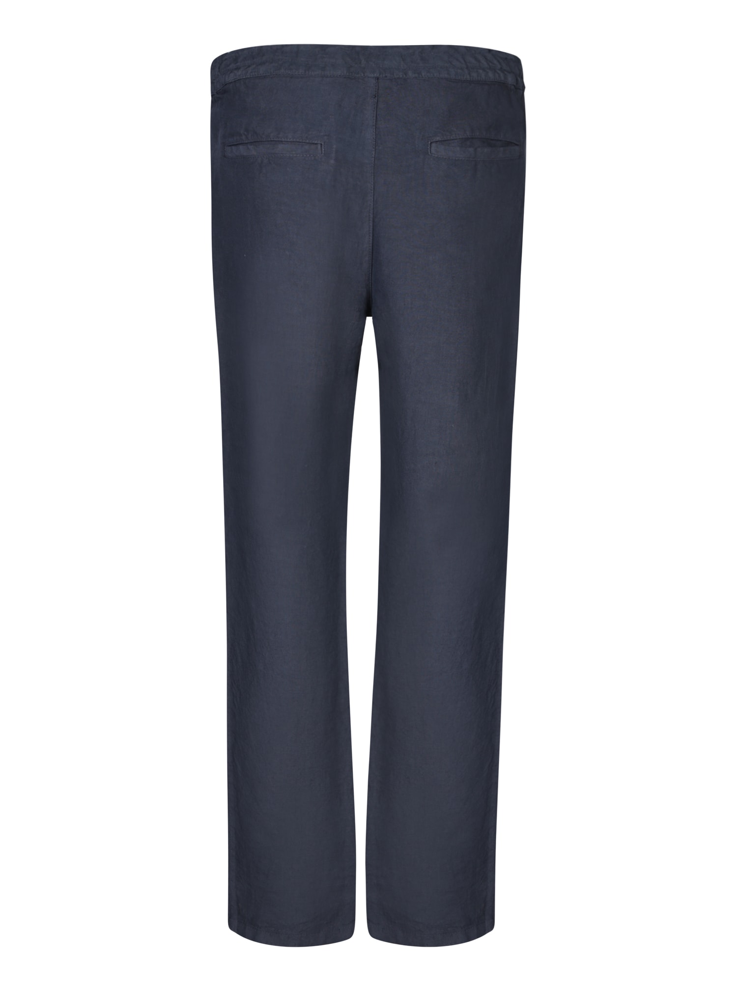 Shop 120% Lino Blue Linen Trousers