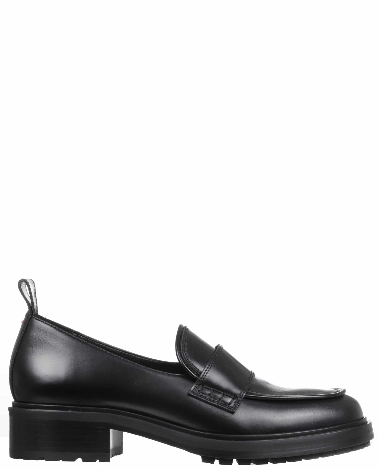 Shop Aeyde Black Ruth Loafers