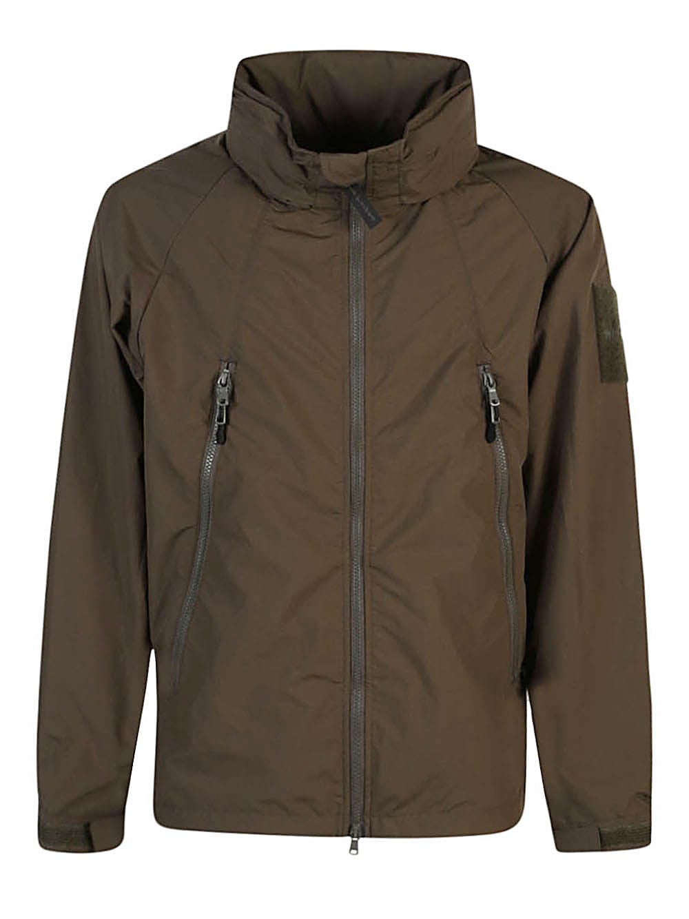 Wild Things Nylon Blouson Jacket In Brown