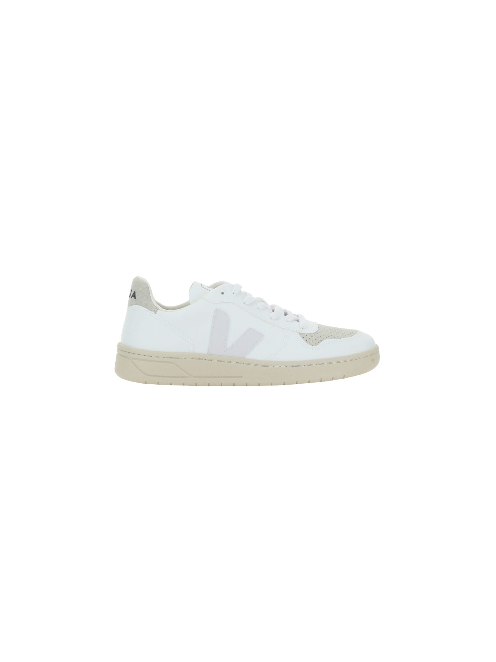 Veja V-10 Sneakers In Full White/natural