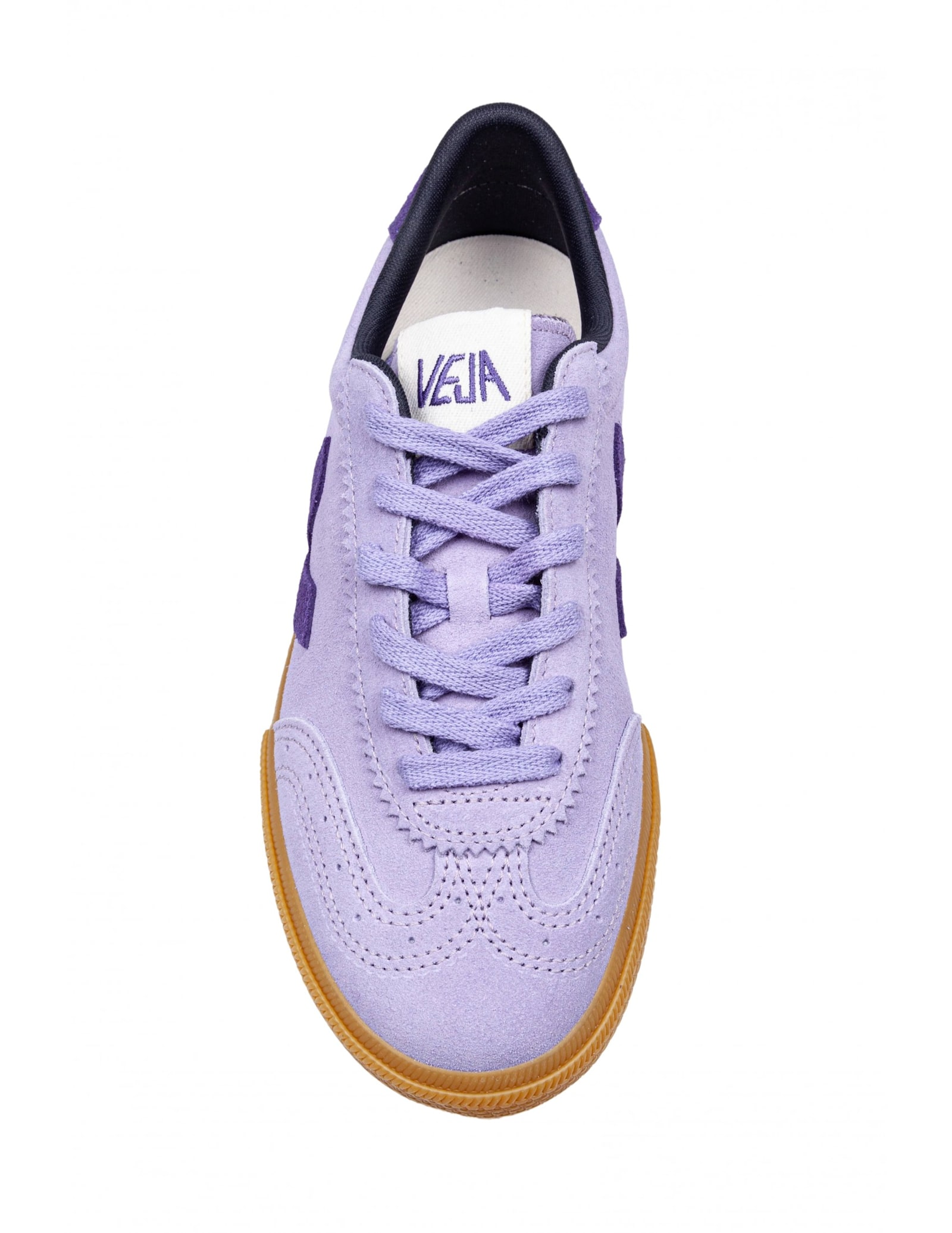 Veja Volley Sneakers In Viola Suede In Purple
