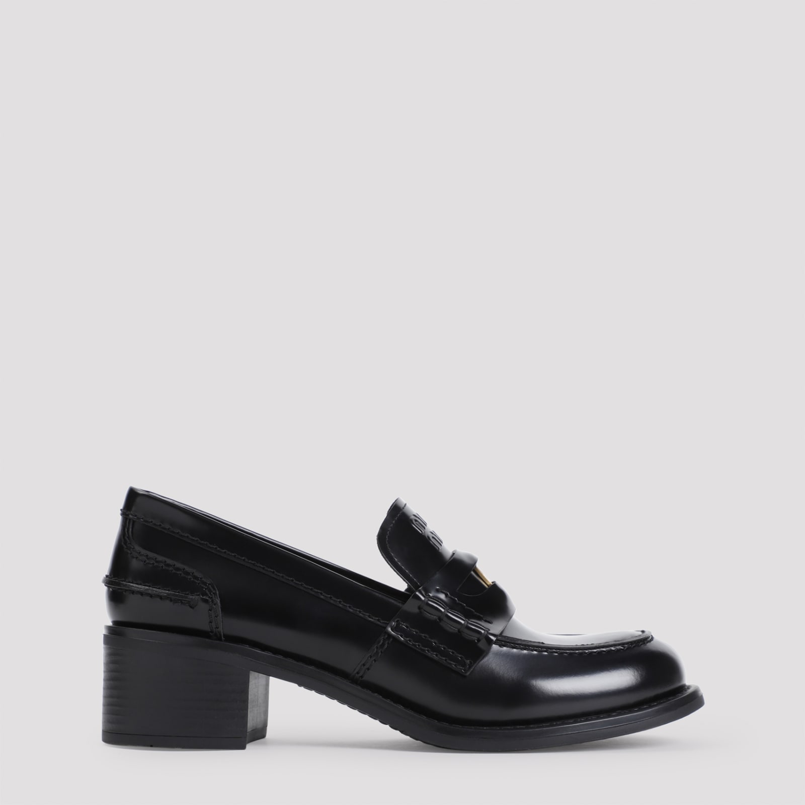 Black Leather Loafers