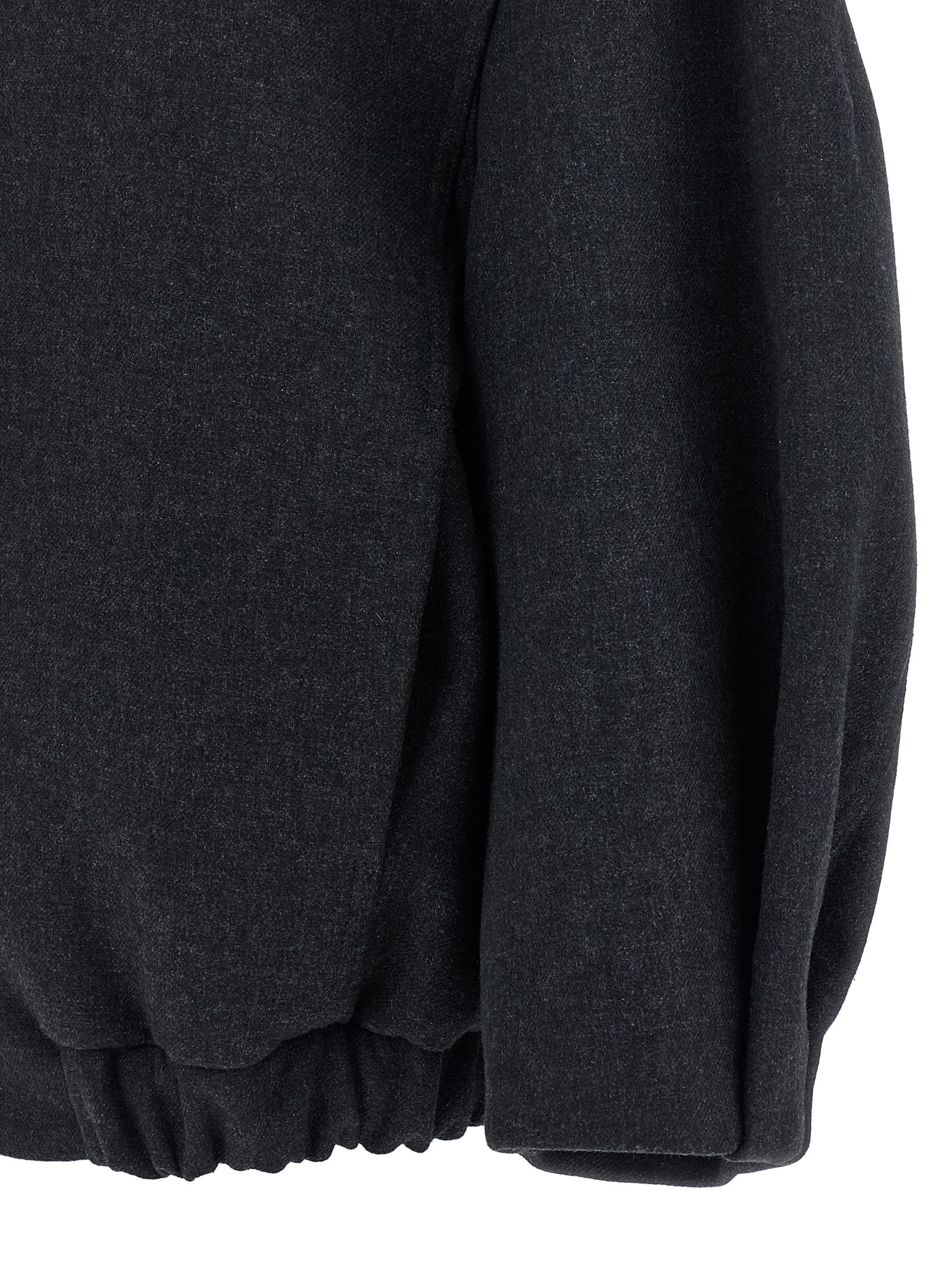 Dries Van Noten 00660-voles 2118 Brushed Back Twill Cotton Jacket Coats Grey In Gray