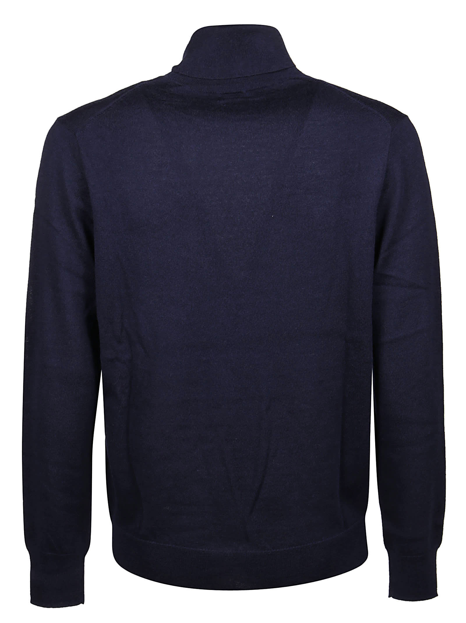 Shop Polo Ralph Lauren Turtleneck Sweater In Hunter Navy