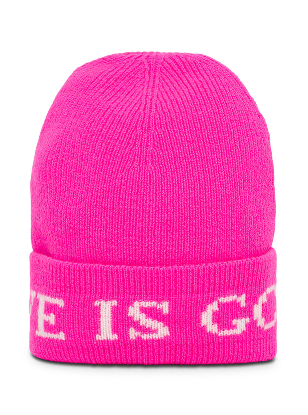 IRENEISGOOD Pink Wool And Cashmere Hat With Logo