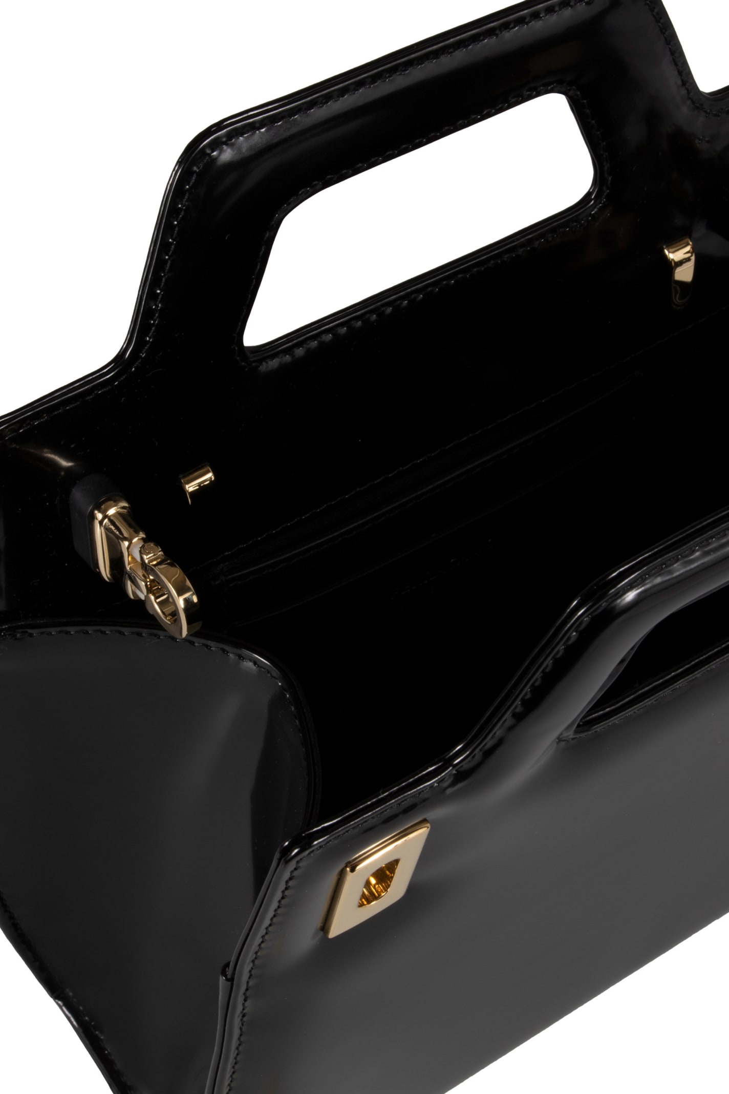 Ferragamo Wanda Mini Handbag In Black