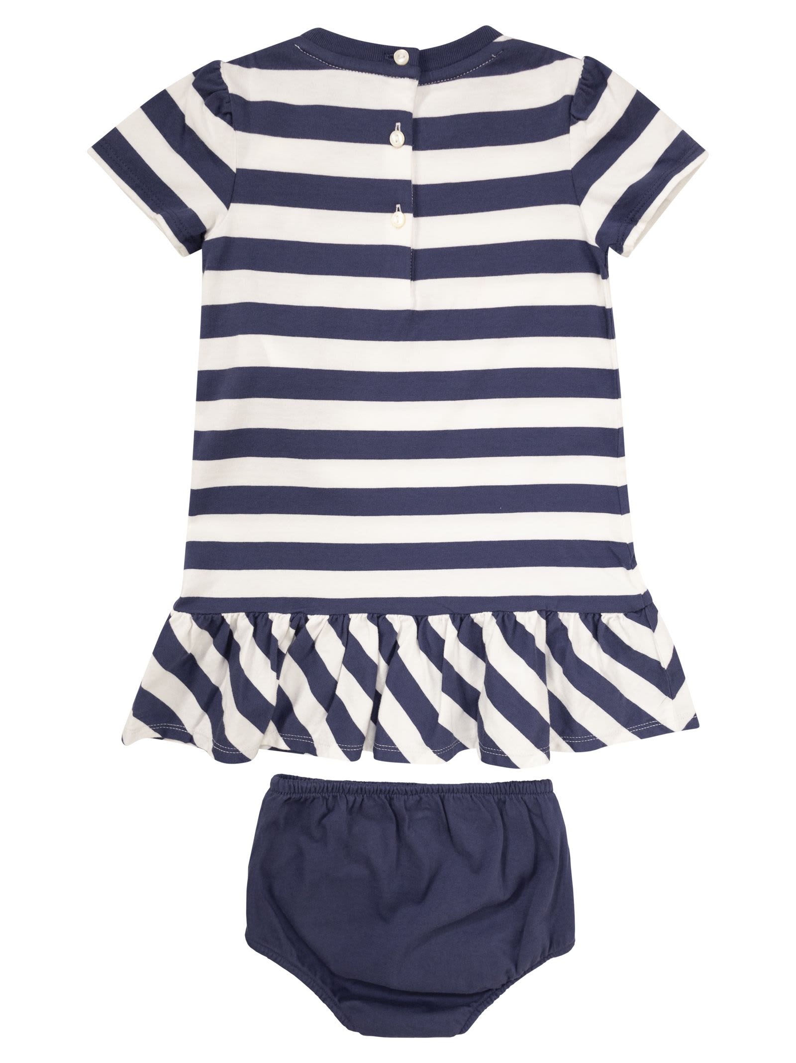 Polo Ralph Lauren Polo Bear Dress In Jersey And Culottes