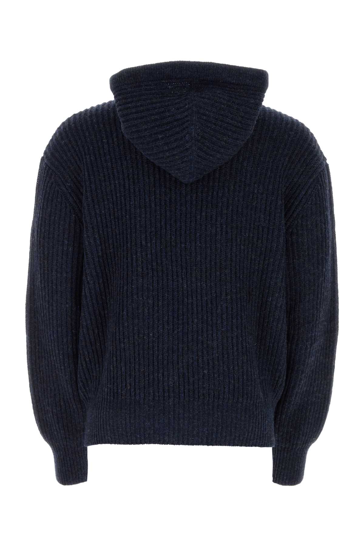 Ami Alexandre Mattiussi Midnight Blue Wool Sweatshirt In Nightblue