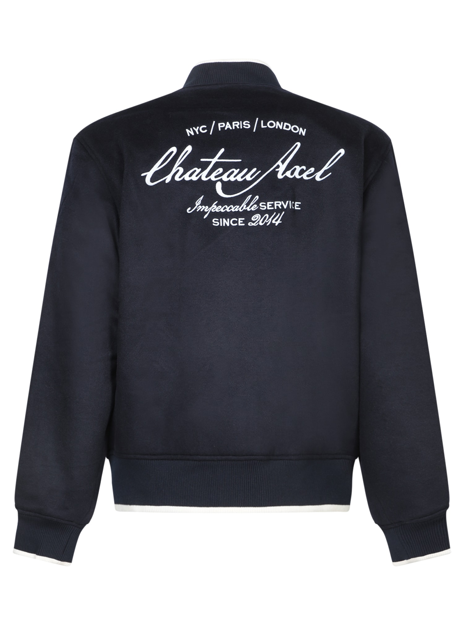 Shop Axel Arigato Chateau Logo Blue Bomber