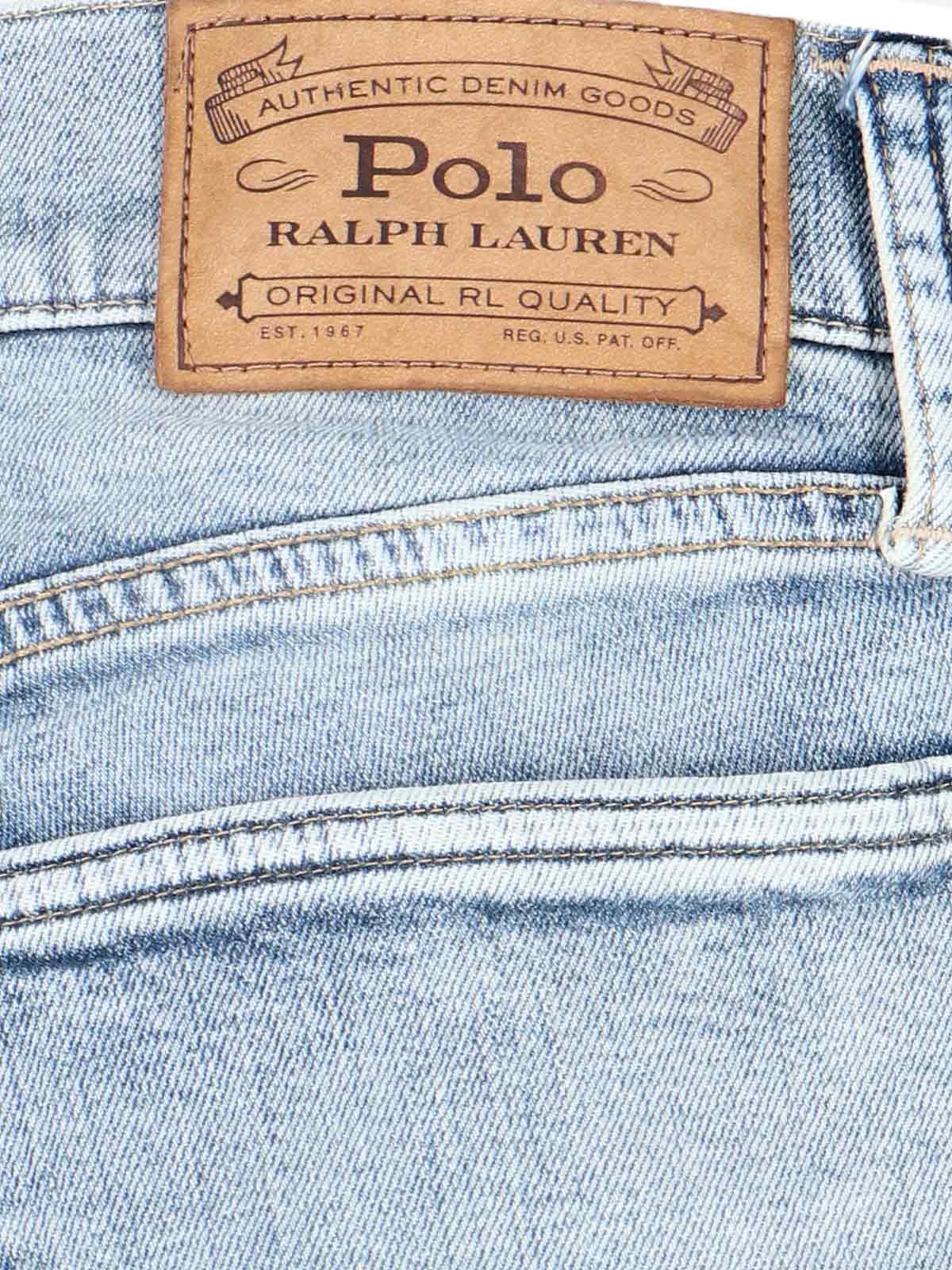 Shop Polo Ralph Lauren Slim Fit Jeans In Light Blue