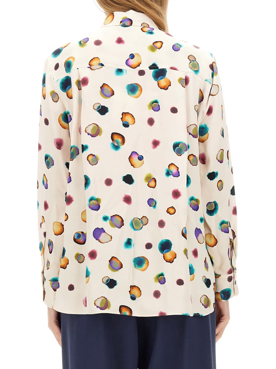 Shop Ps By Paul Smith Printed Shirt In Multicolour