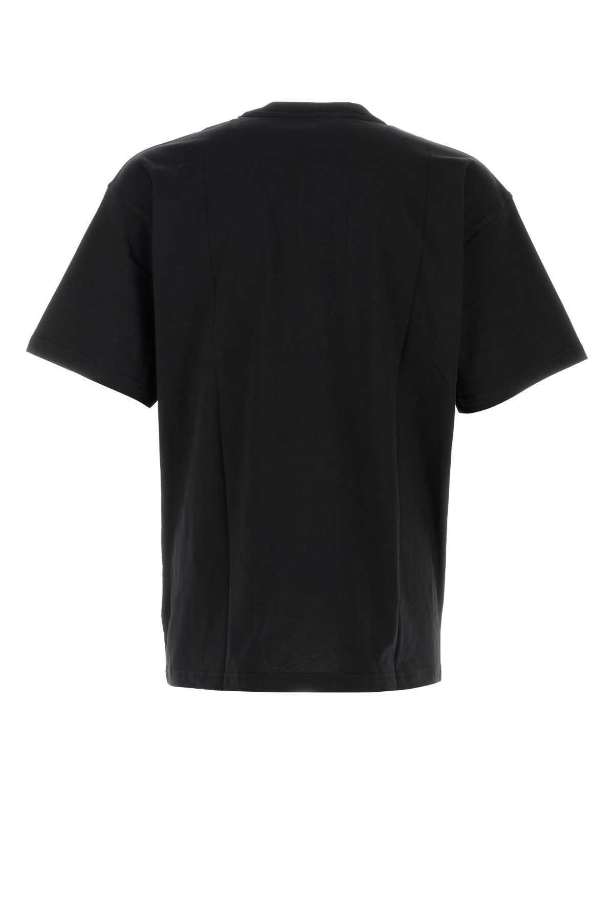 DIESEL BLACK COTTON T-SHIRT