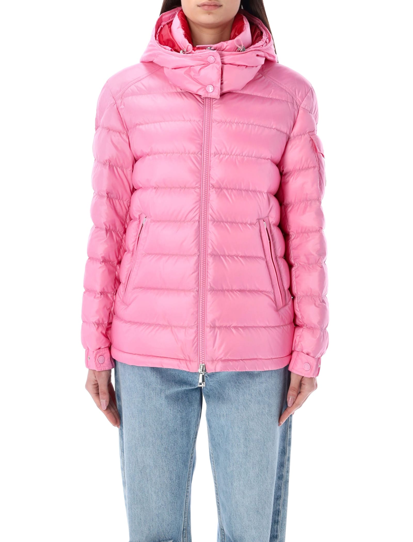 Moncler Dalles Quilted Nylon Down Jacket In Pink