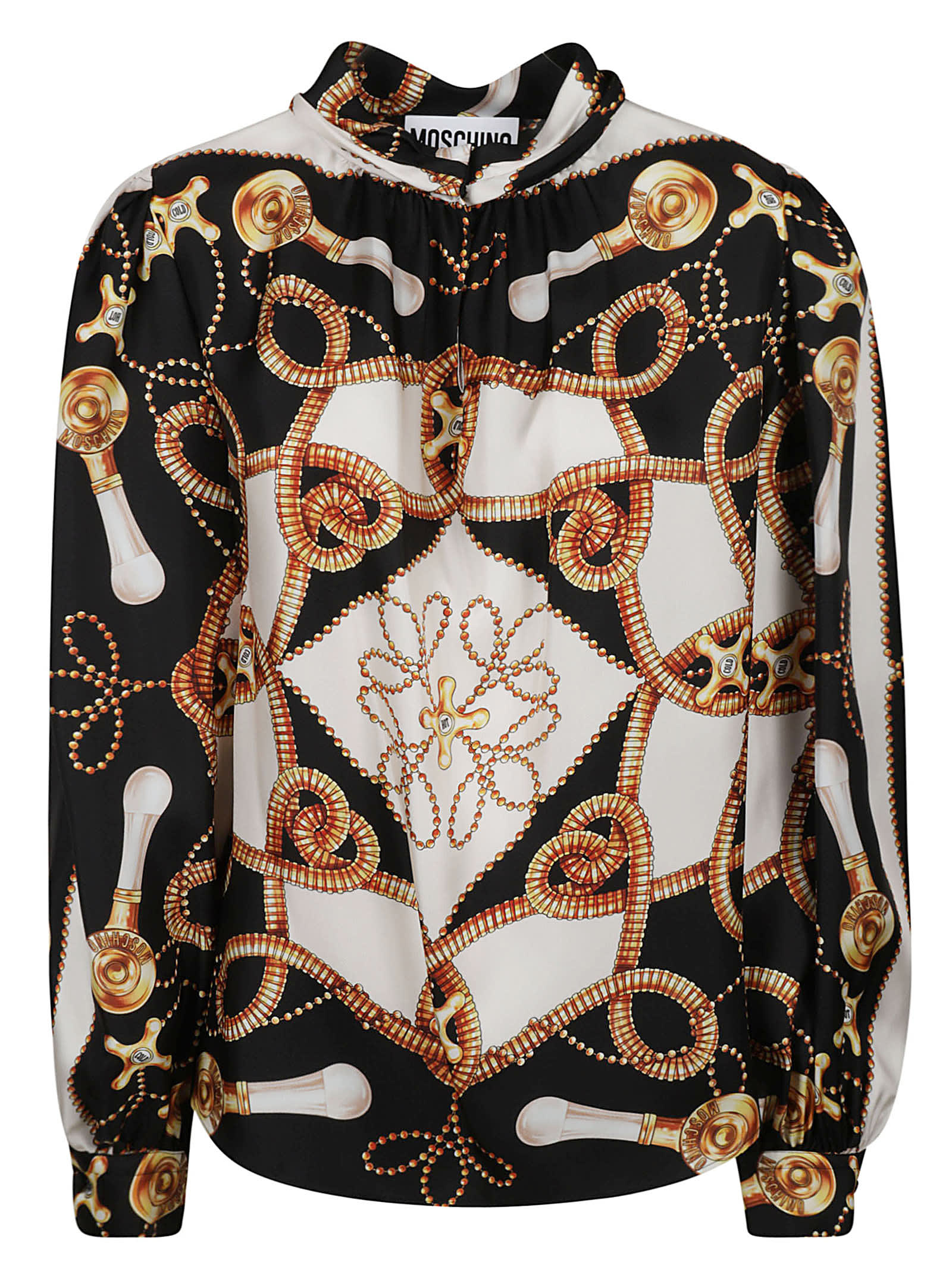 MOSCHINO ALL-OVER PRINTED TOP