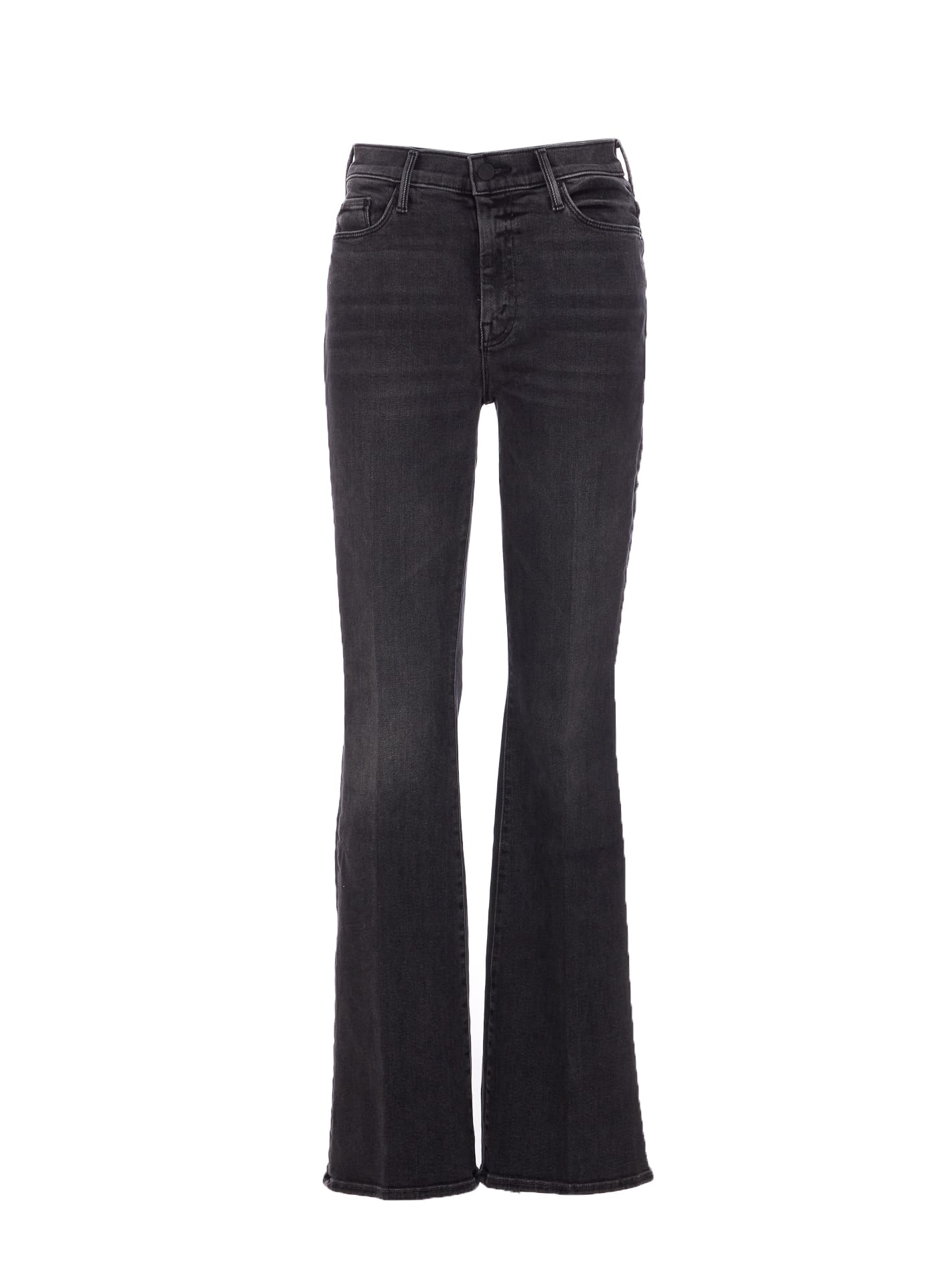 Mother The Weekender Jeans In Gray