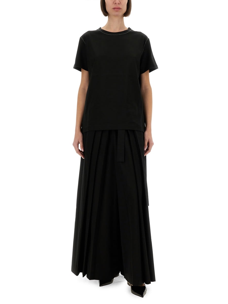 Tシャツ・カットソー FABIANA FILIPPI 'Filo Diamante' T-shirt Black Fabiana Filippi Peplum Top | Blue | FARFETCH