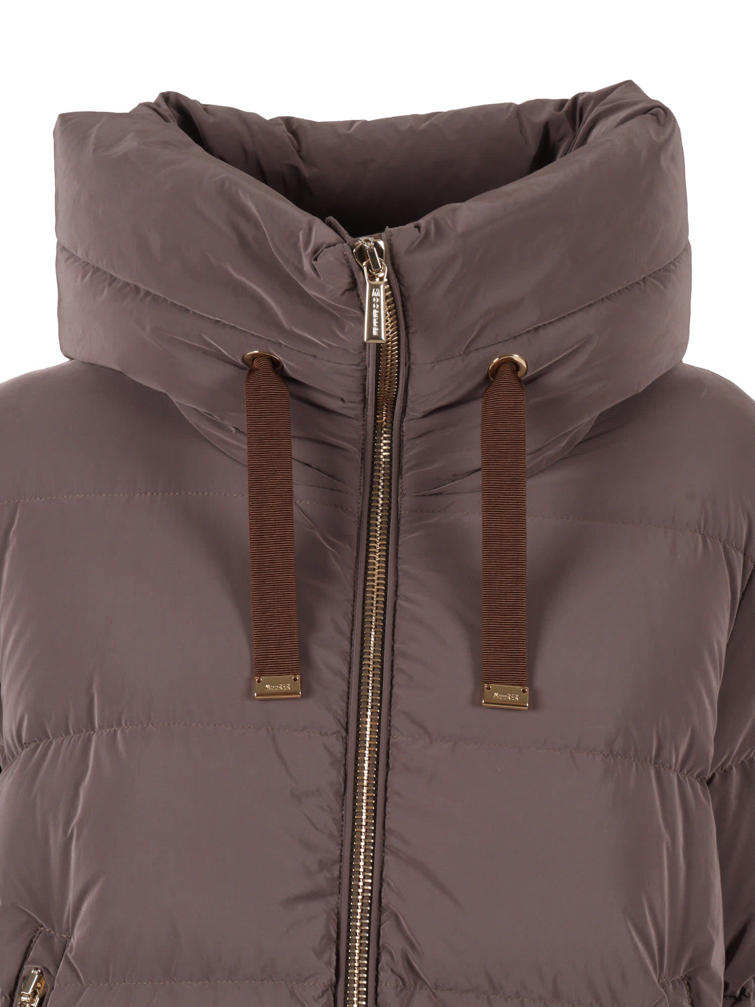 Moorer Gadia-os Down Jacket In Animal Print