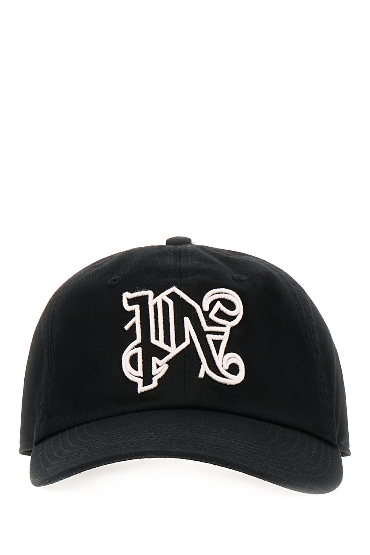 Palm Angels Black Cotton Baseball Cap