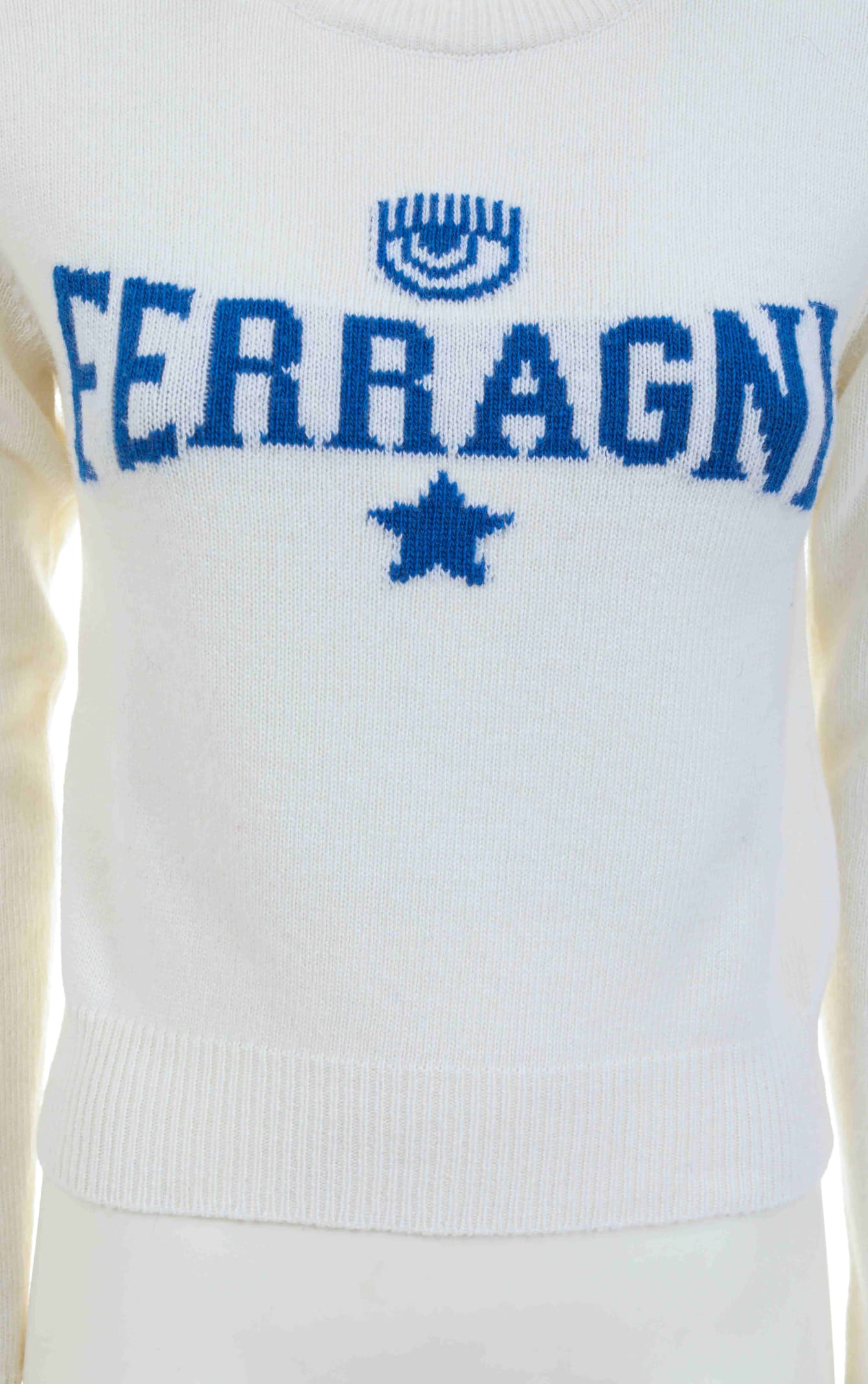 Shop Chiara Ferragni Sweaters White