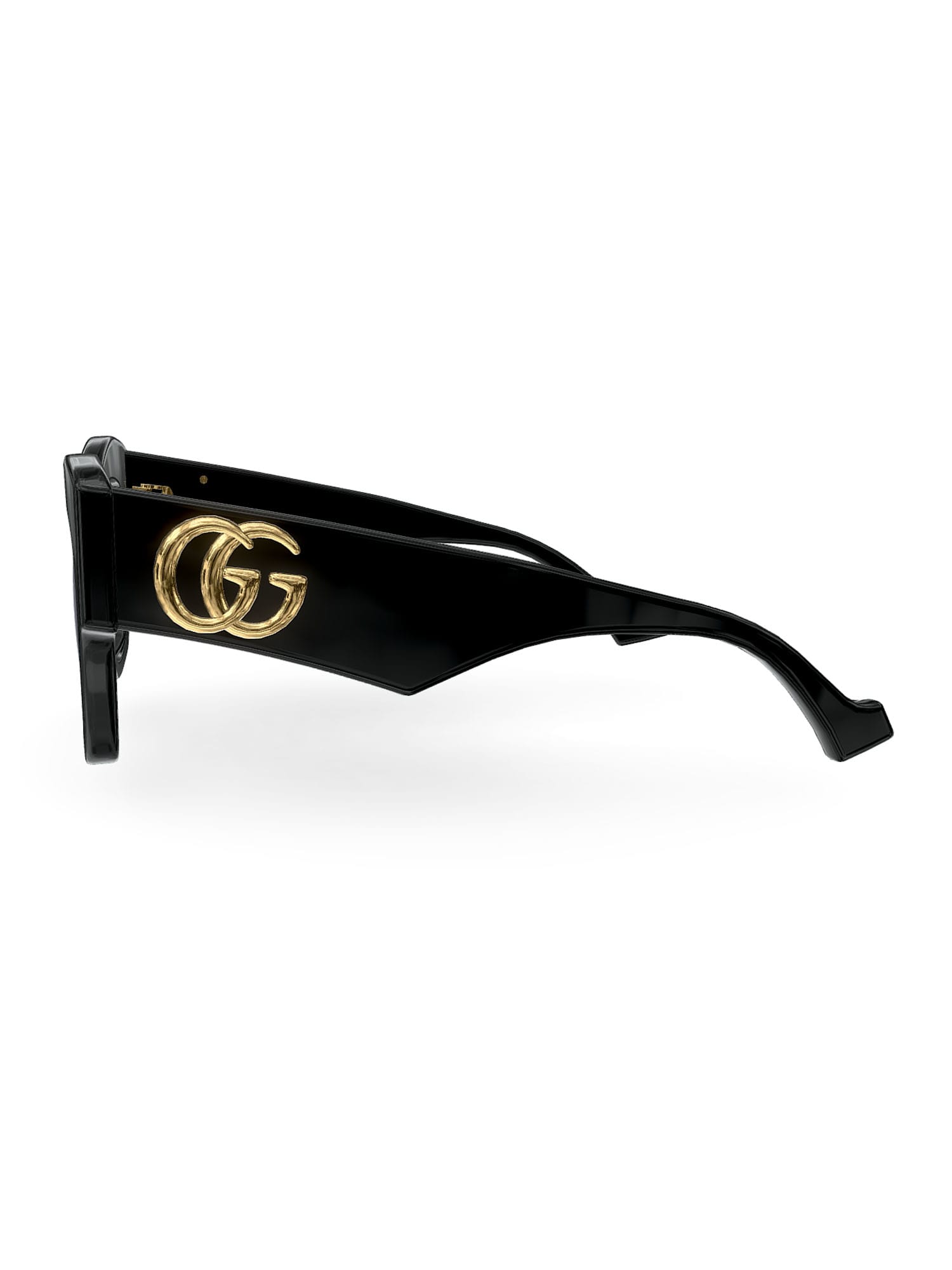 Shop Gucci Gg1422s Sunglasses In 001 Black Black Grey