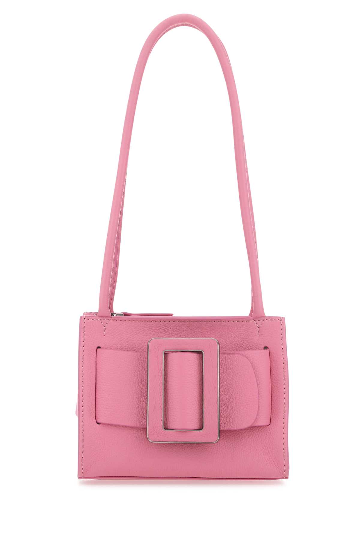 Pink Leather Bobby 18 Soft Shoulder Bag