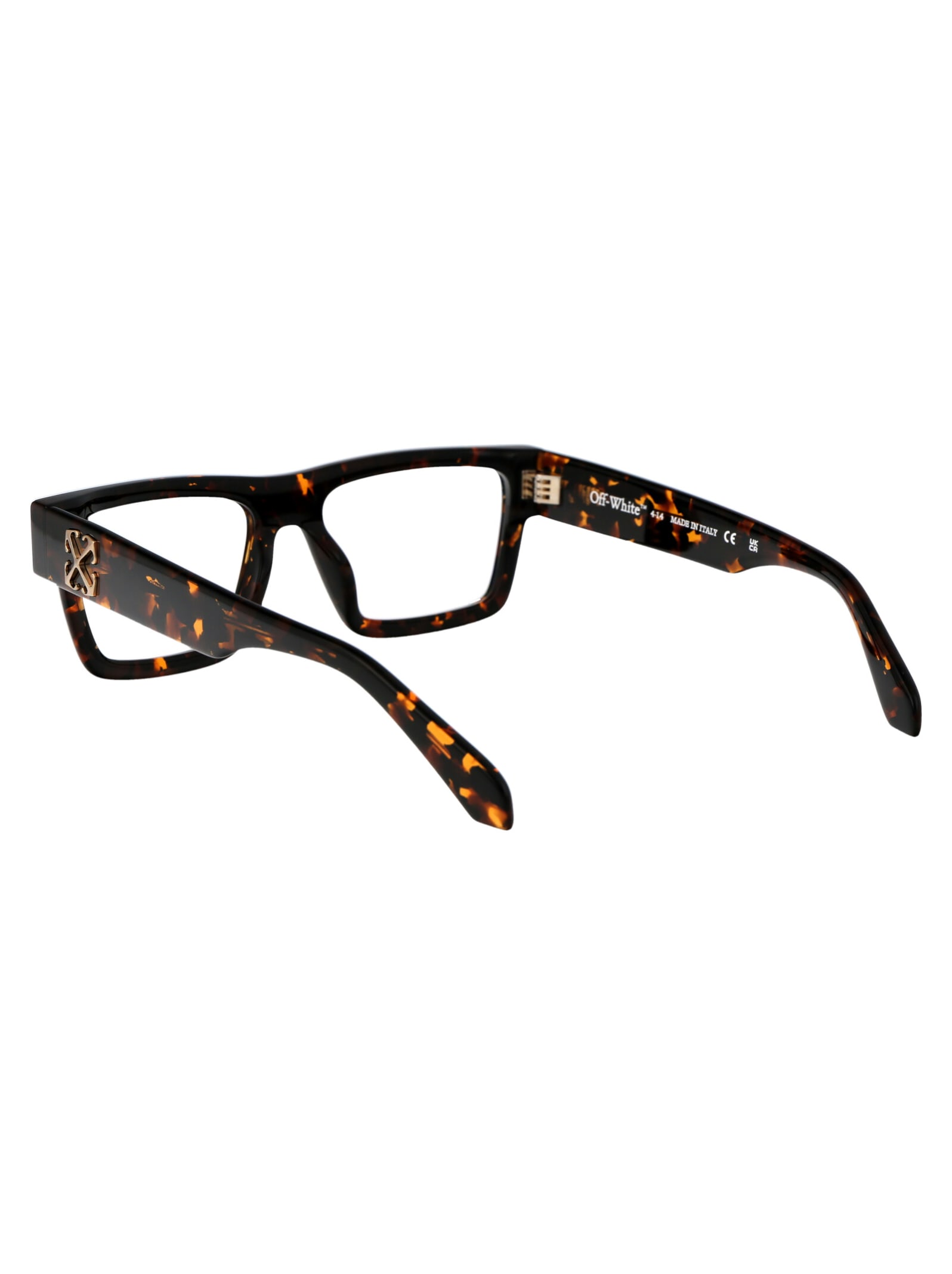 Shop Off-white Optical Style 61 Glasses In 6000 Havana