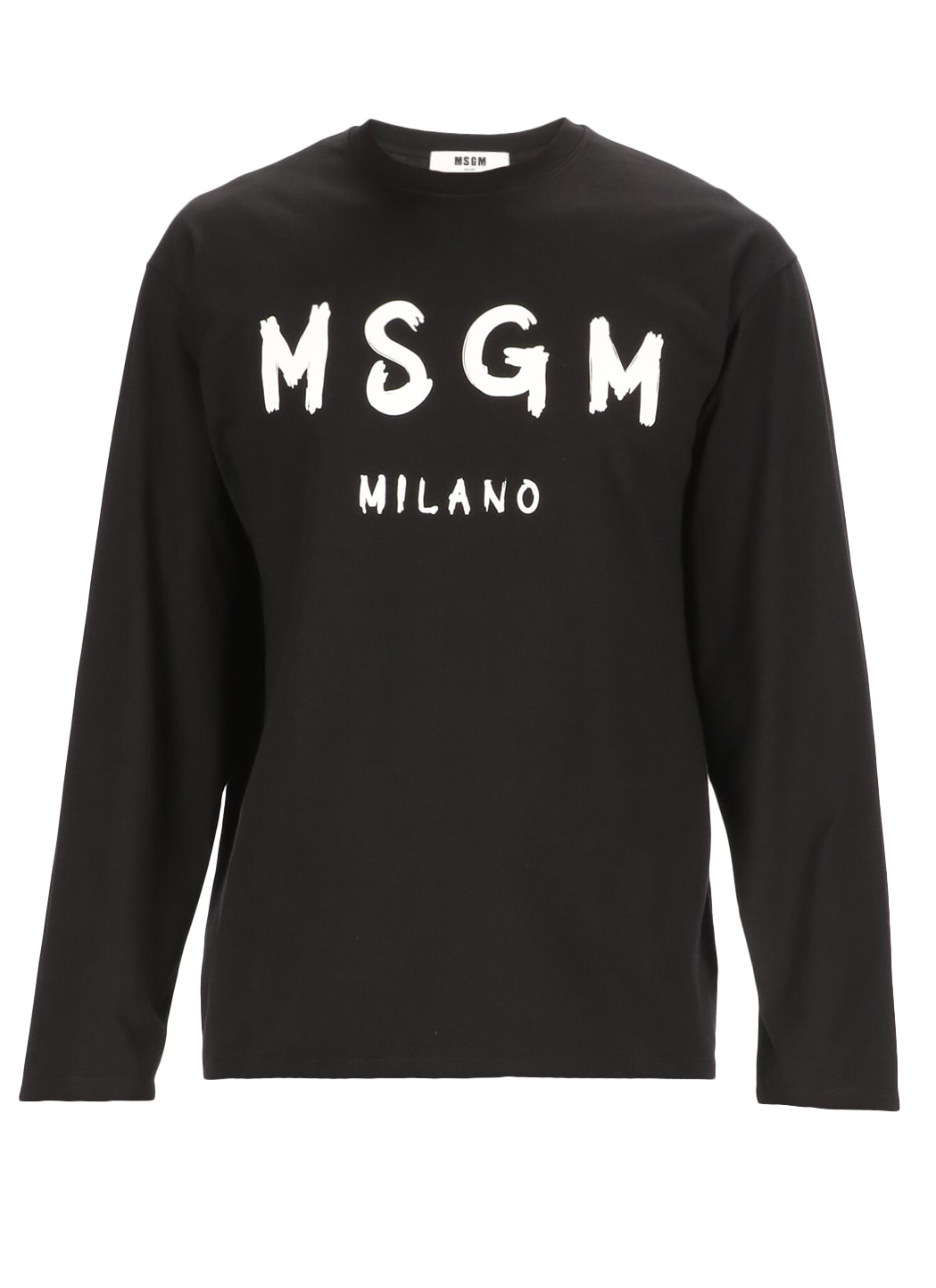 MSGM Sweater With Brush Stroked Logo
