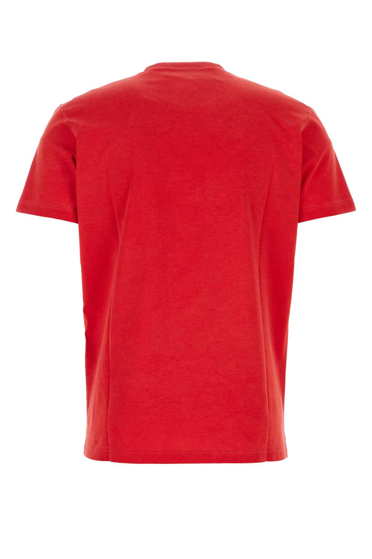 Dsquared2 Red Cotton D2 X Rocco T-shirt