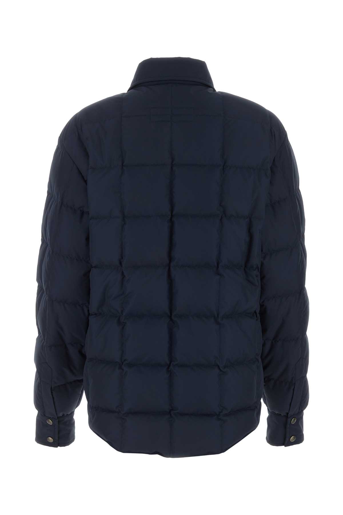 Fay Navy Blue Polyester Down Jacket In U812