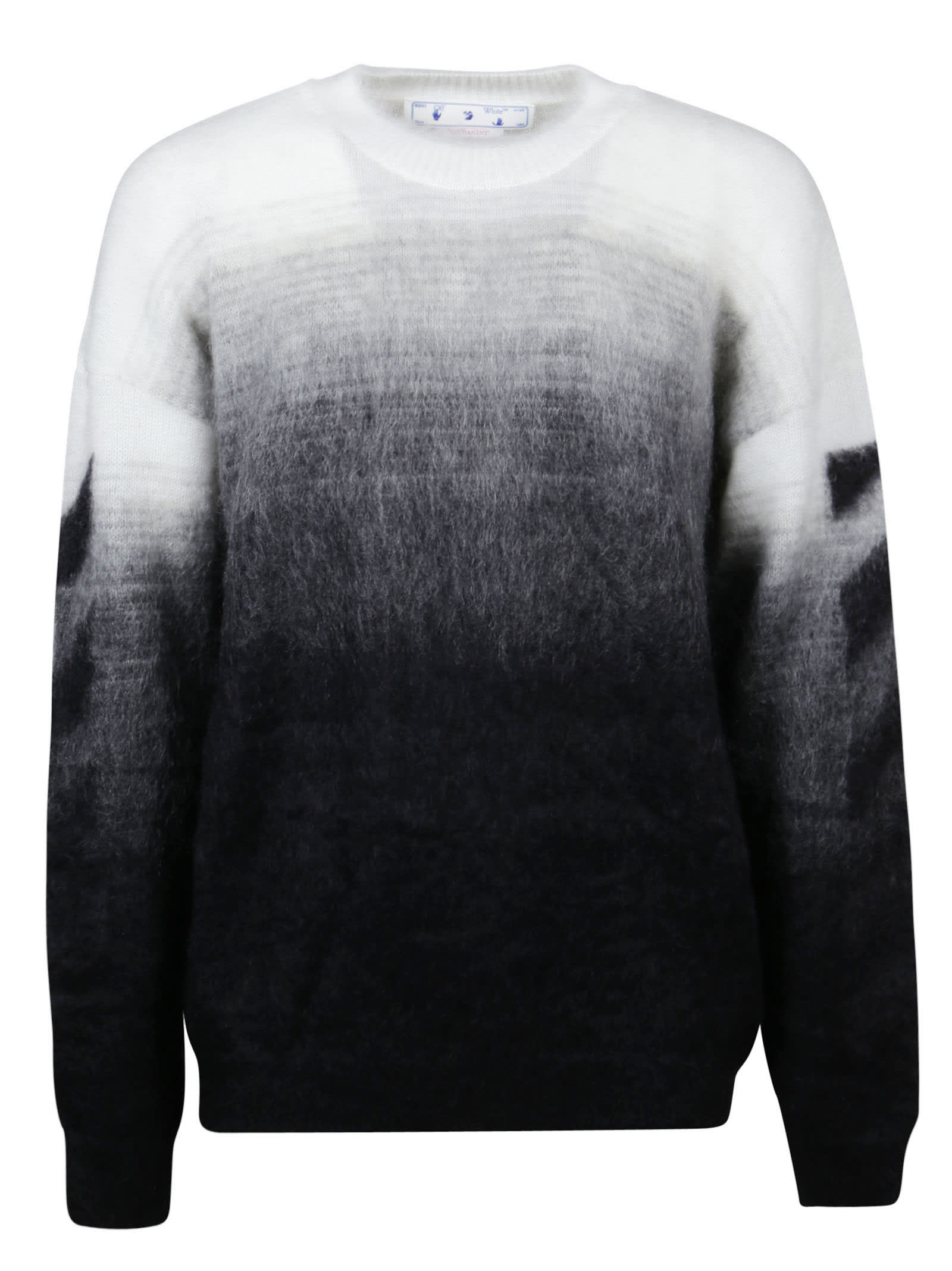 Off-White Diag Arrow Brushed Knit Sweater