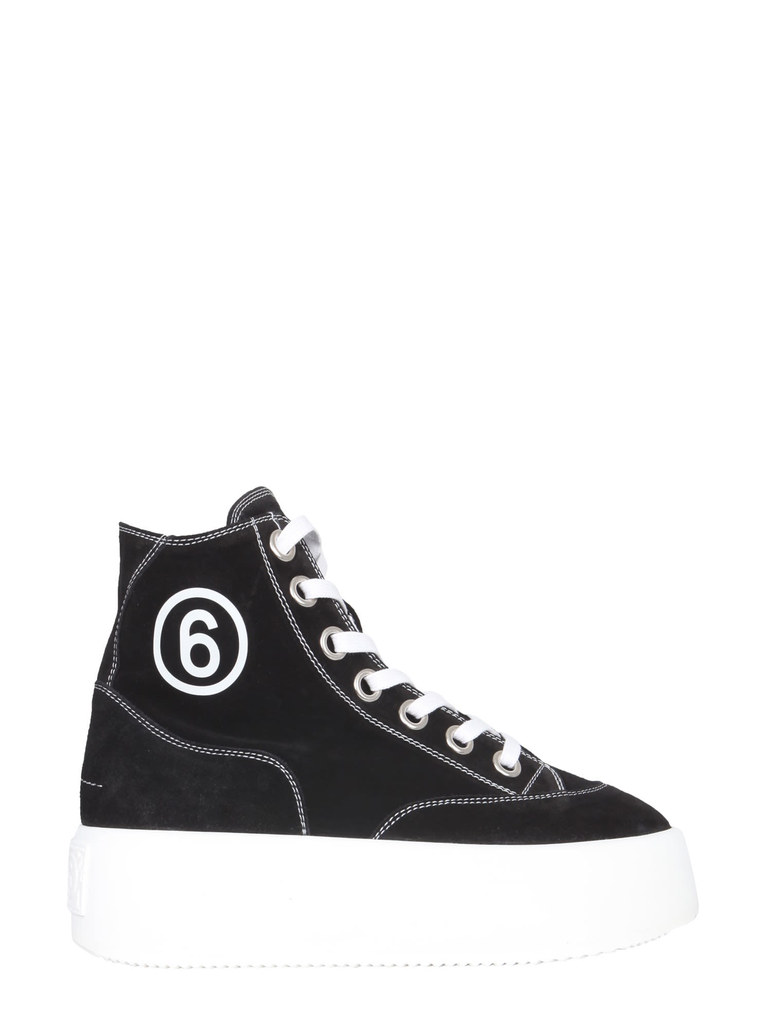 MM6 Maison Margiela Suede High Sneakers