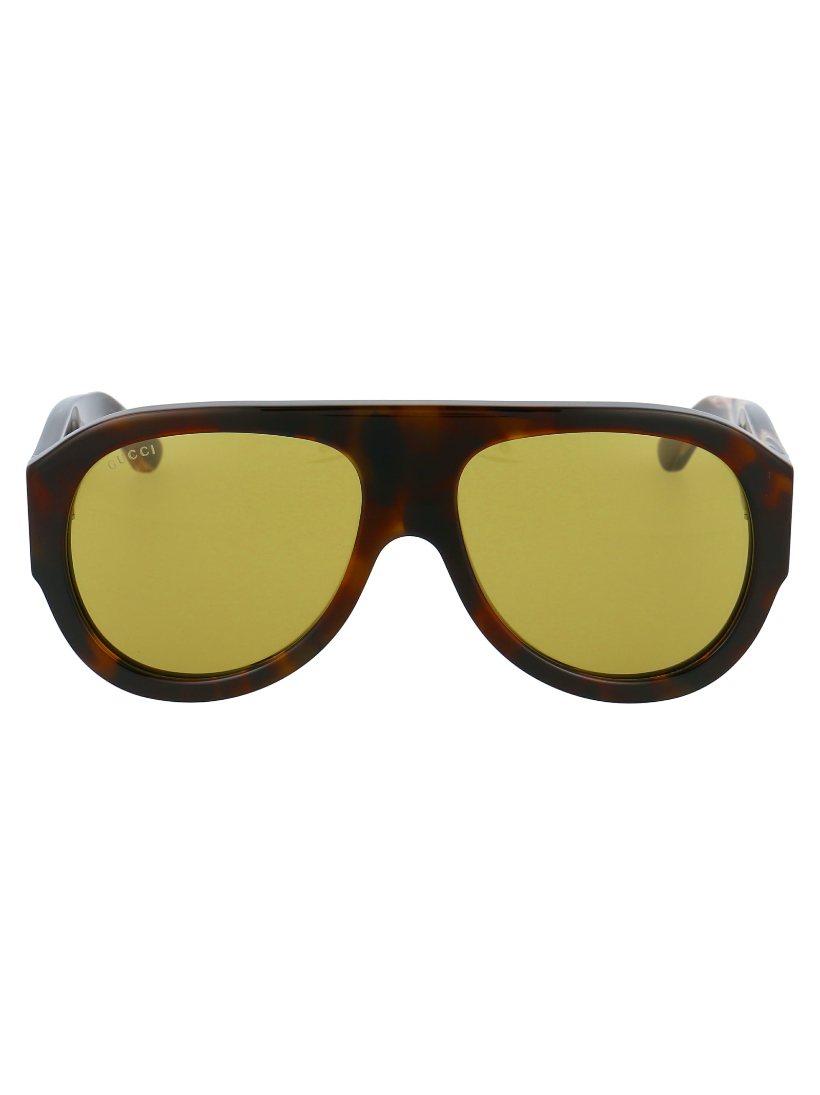 Gucci Sunglasses In Brown Brown Green