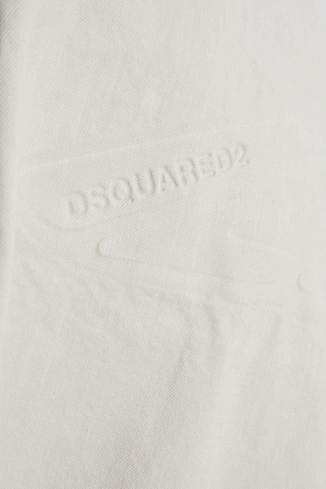 Dsquared2 Icon New Generation Overshirt In Off-white