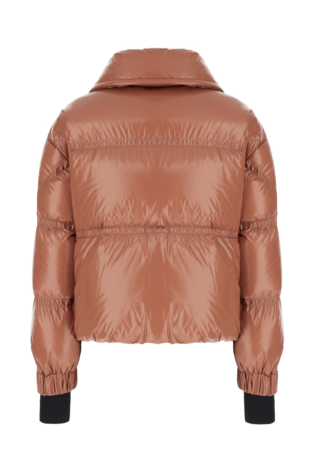 Moncler Puffer Design High Collar Down Jacket In Bordeaux