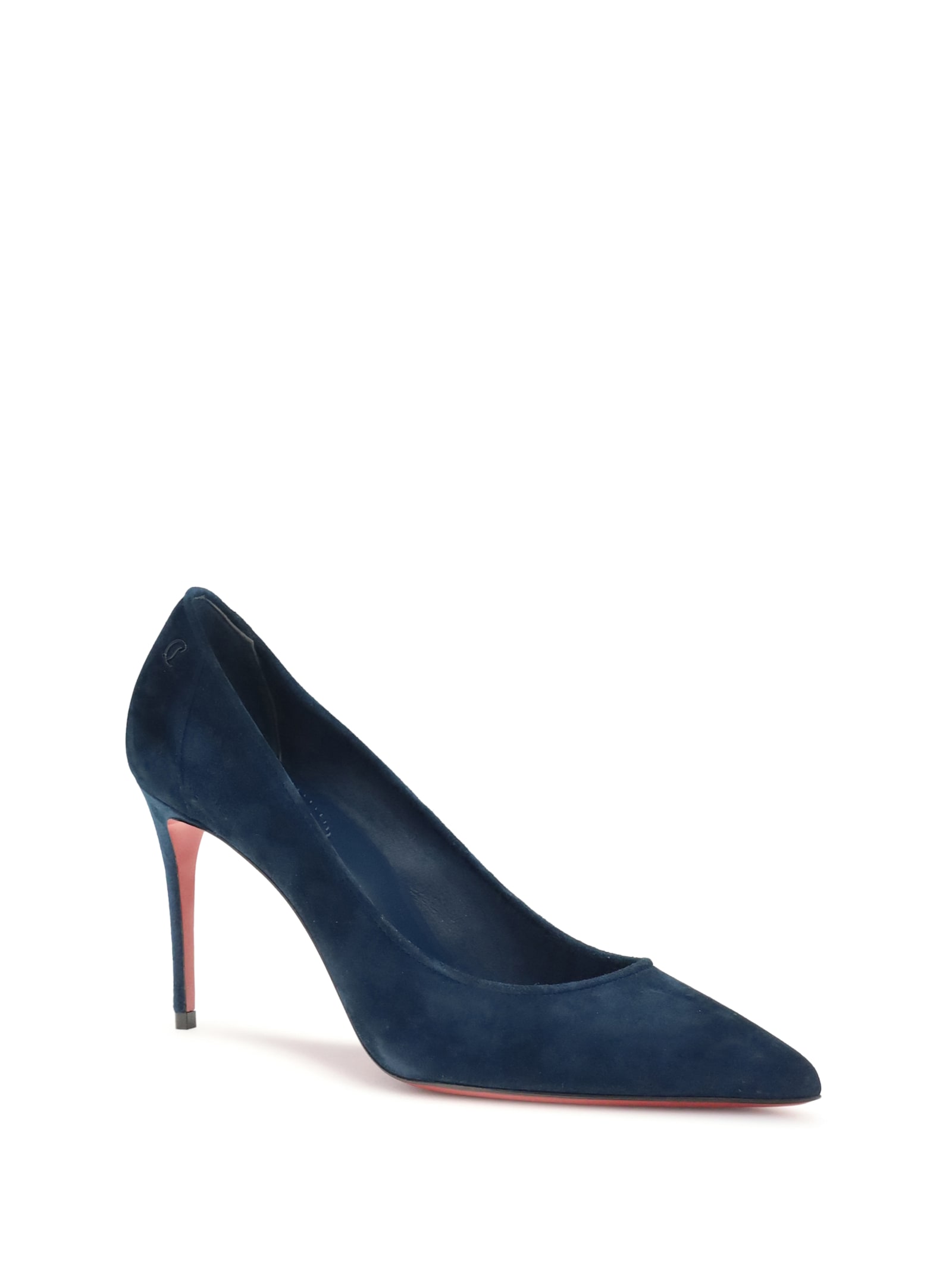Christian Louboutin Sporty Kate Velvet Pumps In Blue
