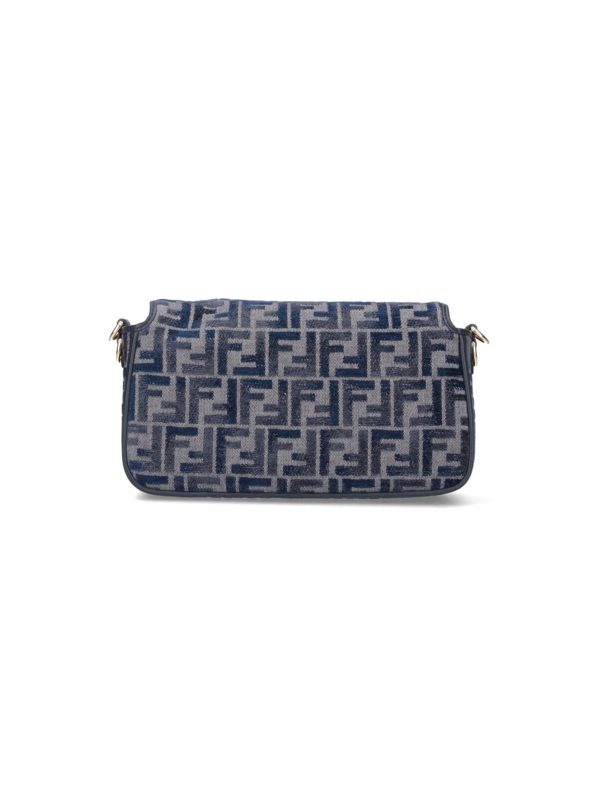 Shop Fendi Baguette Crossbody Bag In Multicolour