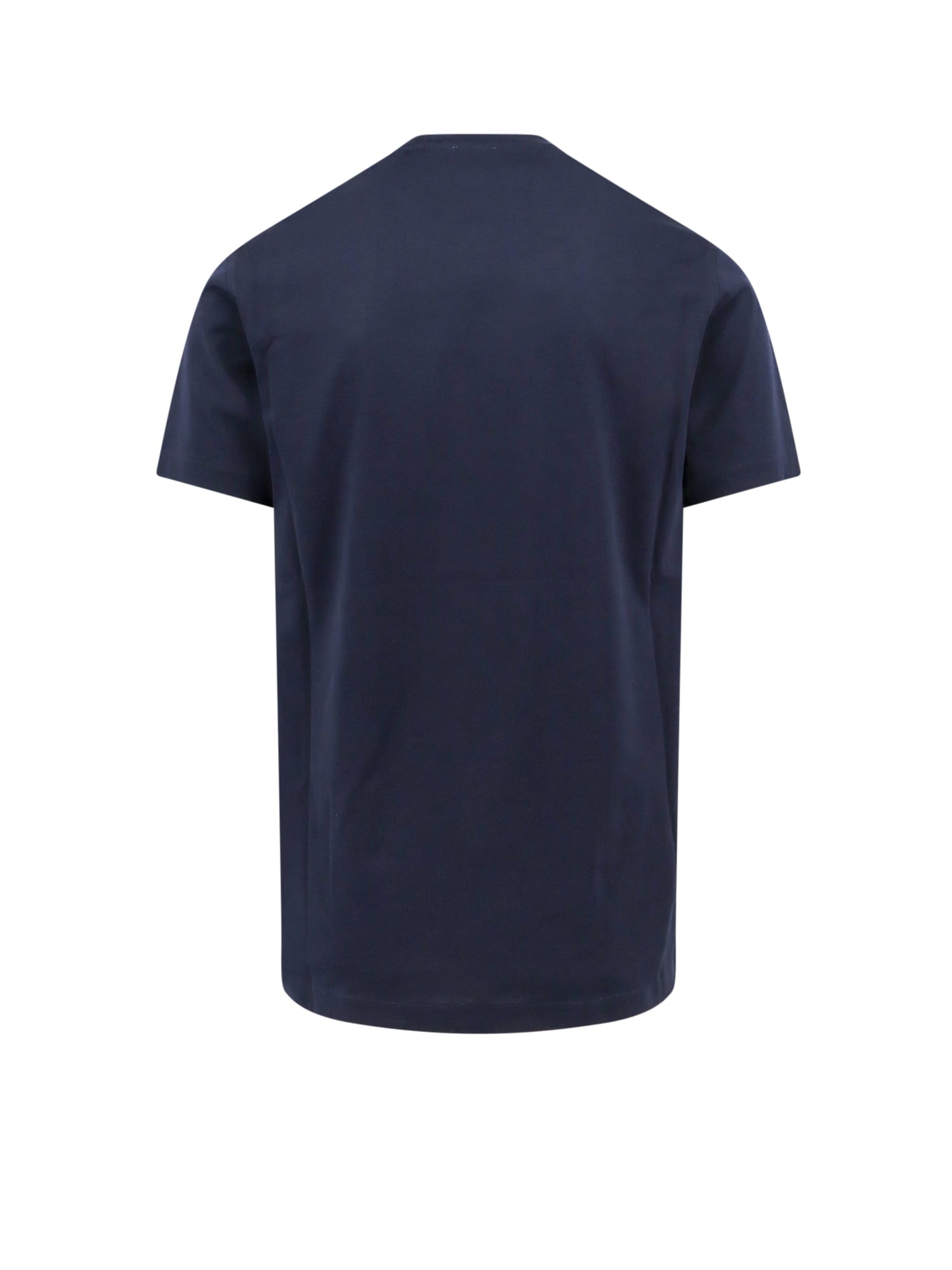 Shop Burberry T-shirt In Coal Blue