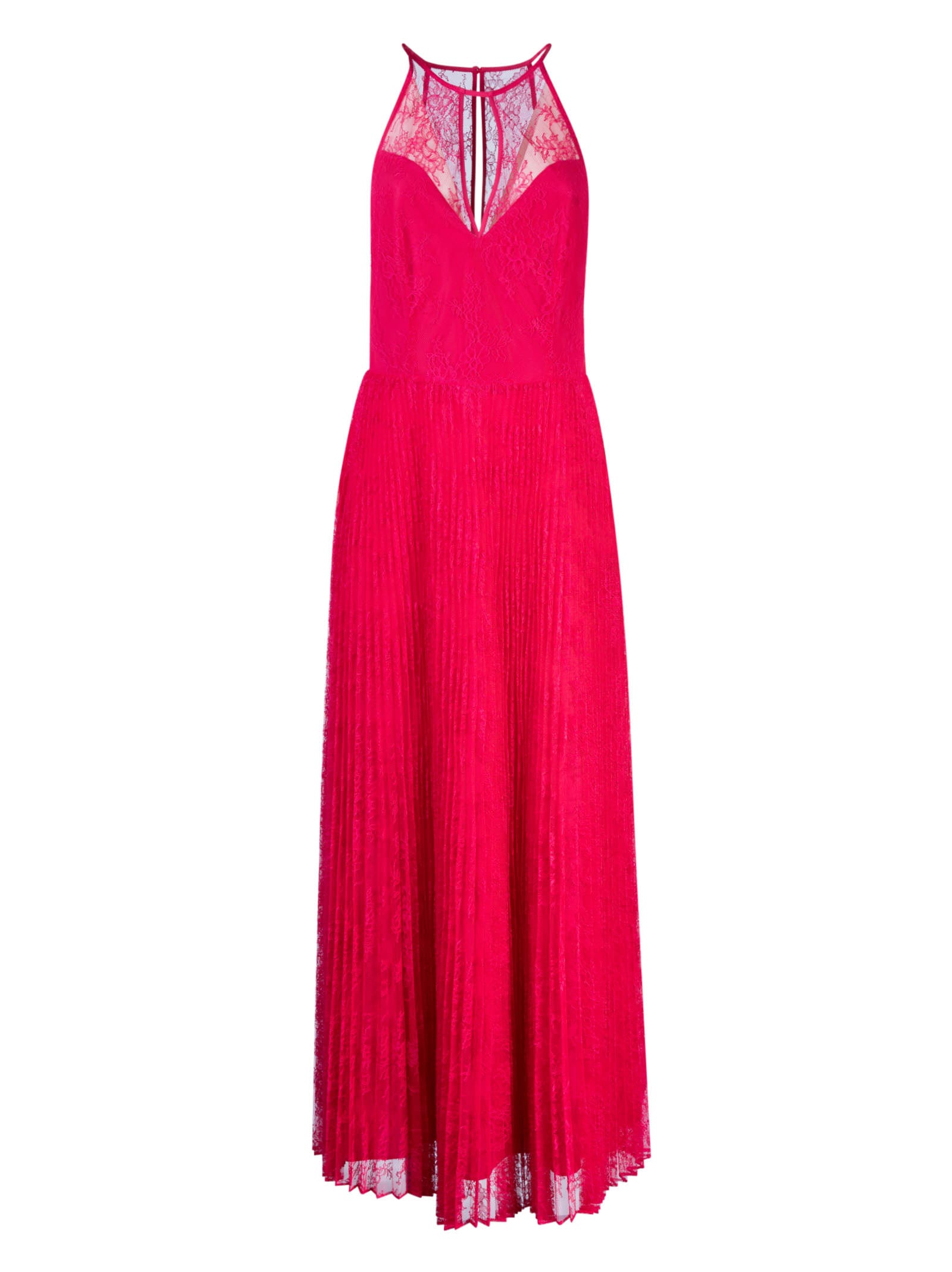 Twinset Sleeveless Long-length Dress In Bright Rose