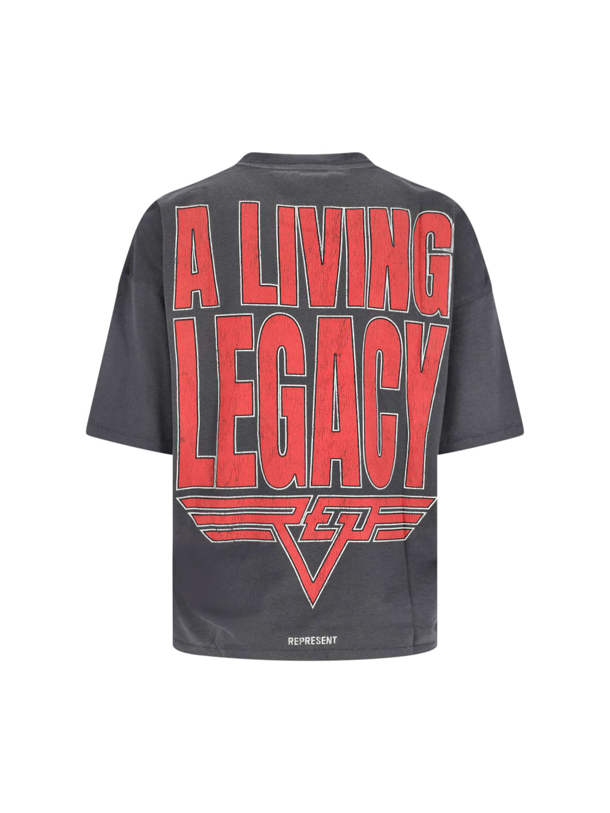 Represent Living Legacy Graphic Print T-shirt In Gray