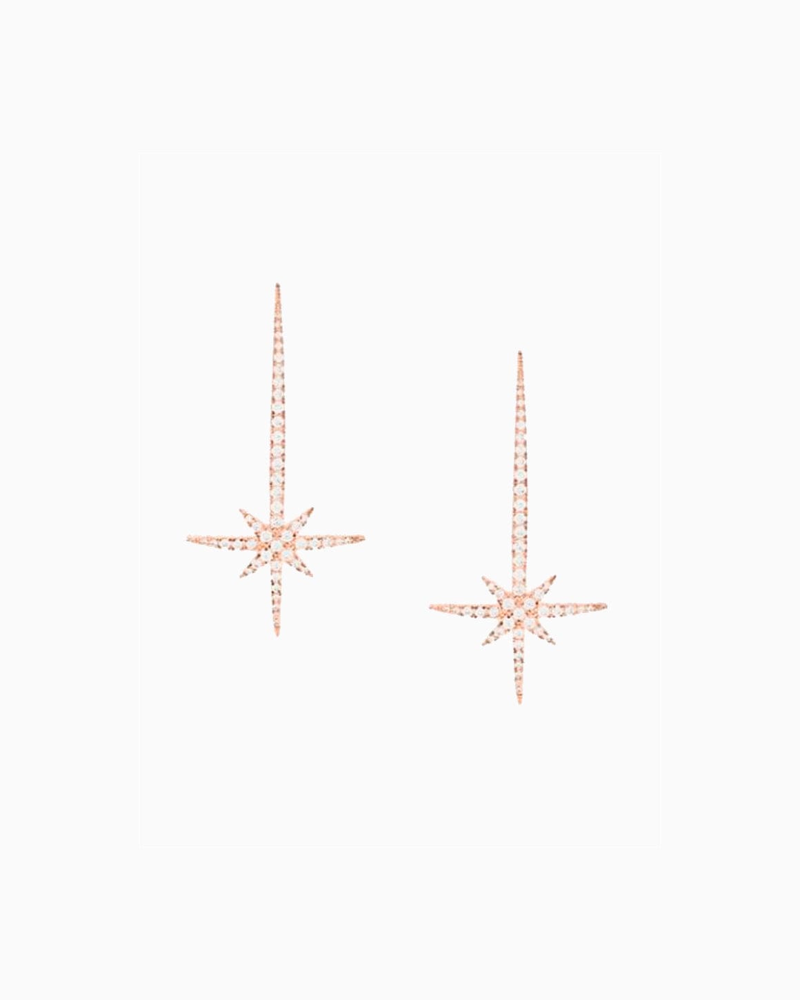 Comet Earrings Rose Gold