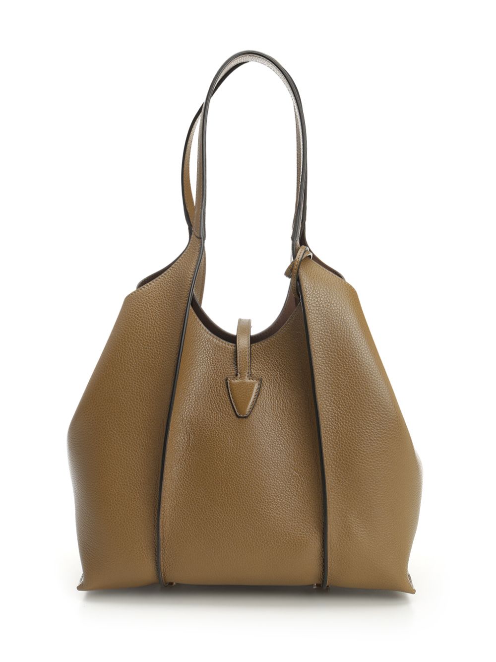 Tod's T Timeless Small Shopping Bag In Brown