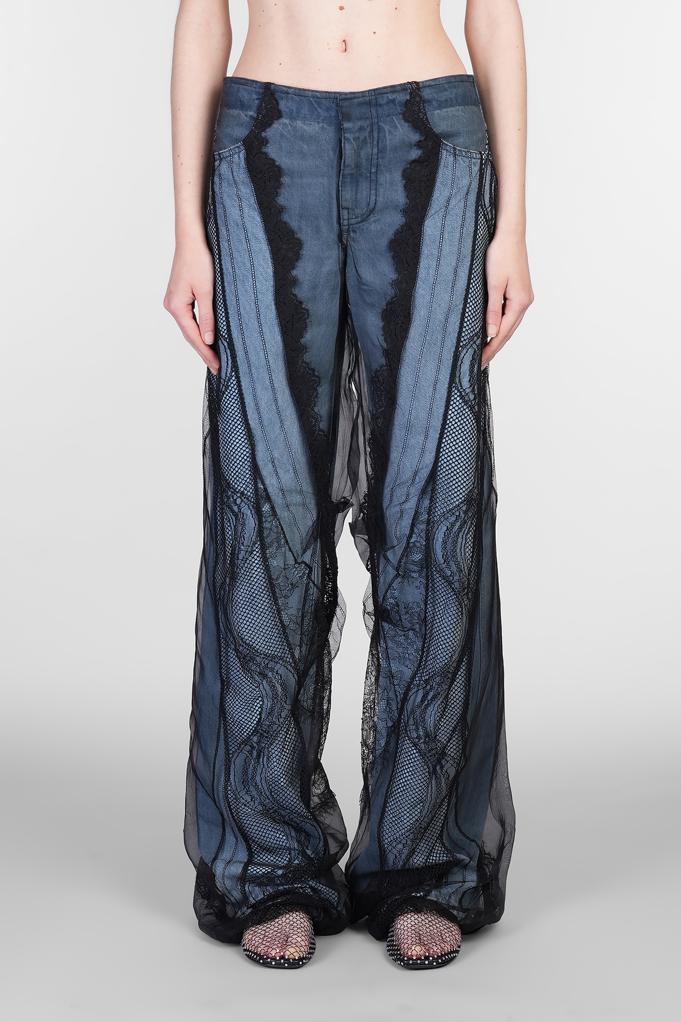 Christopher Esber Jeans In Blue Cotton