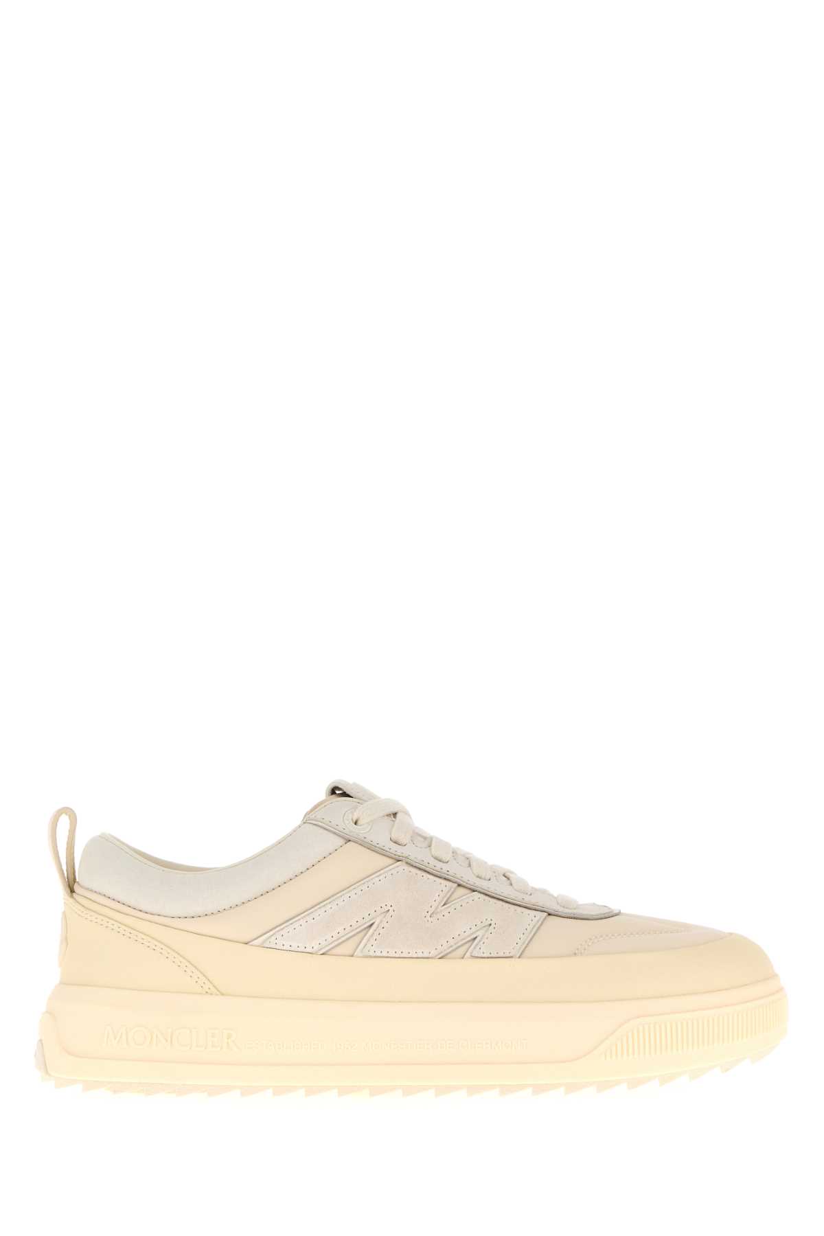 Moncler Canvas Altive Sneakers Rubber Sole In Multi