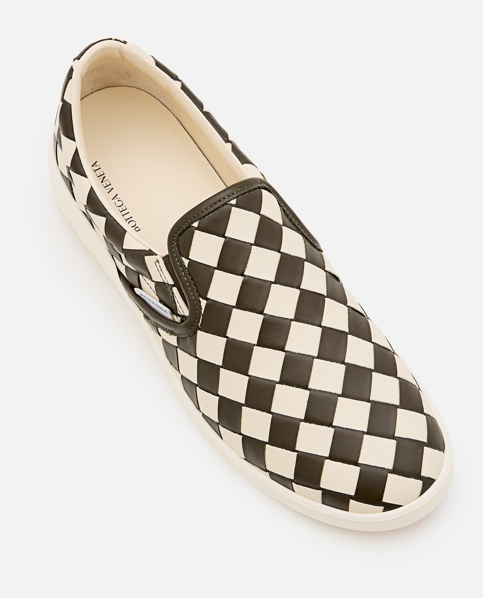 Bottega Veneta Men Sawyer Sneaker City Calfskin Bicolor In White