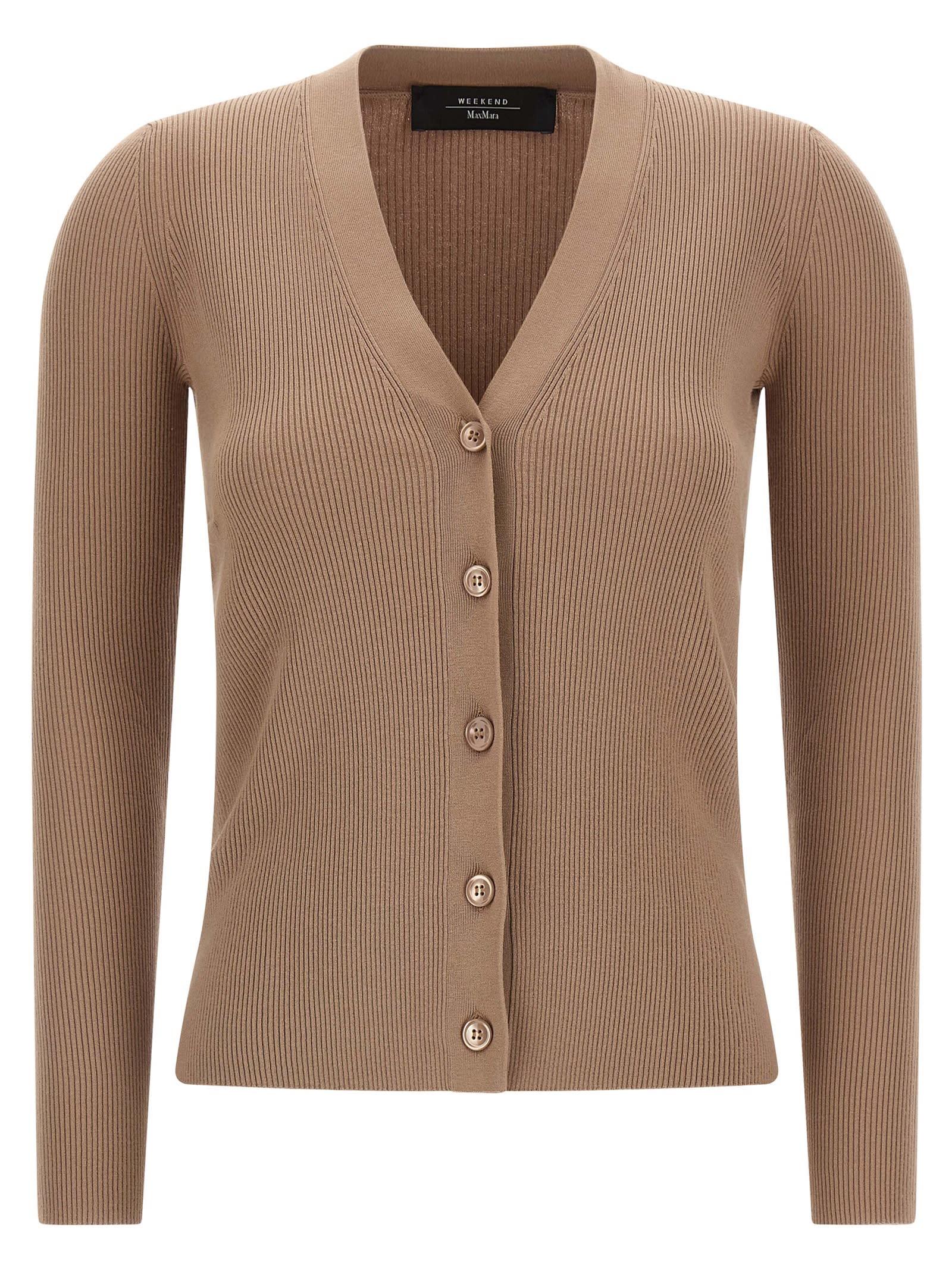 Weekend Max Mara Gabriel Cardigan In Brown